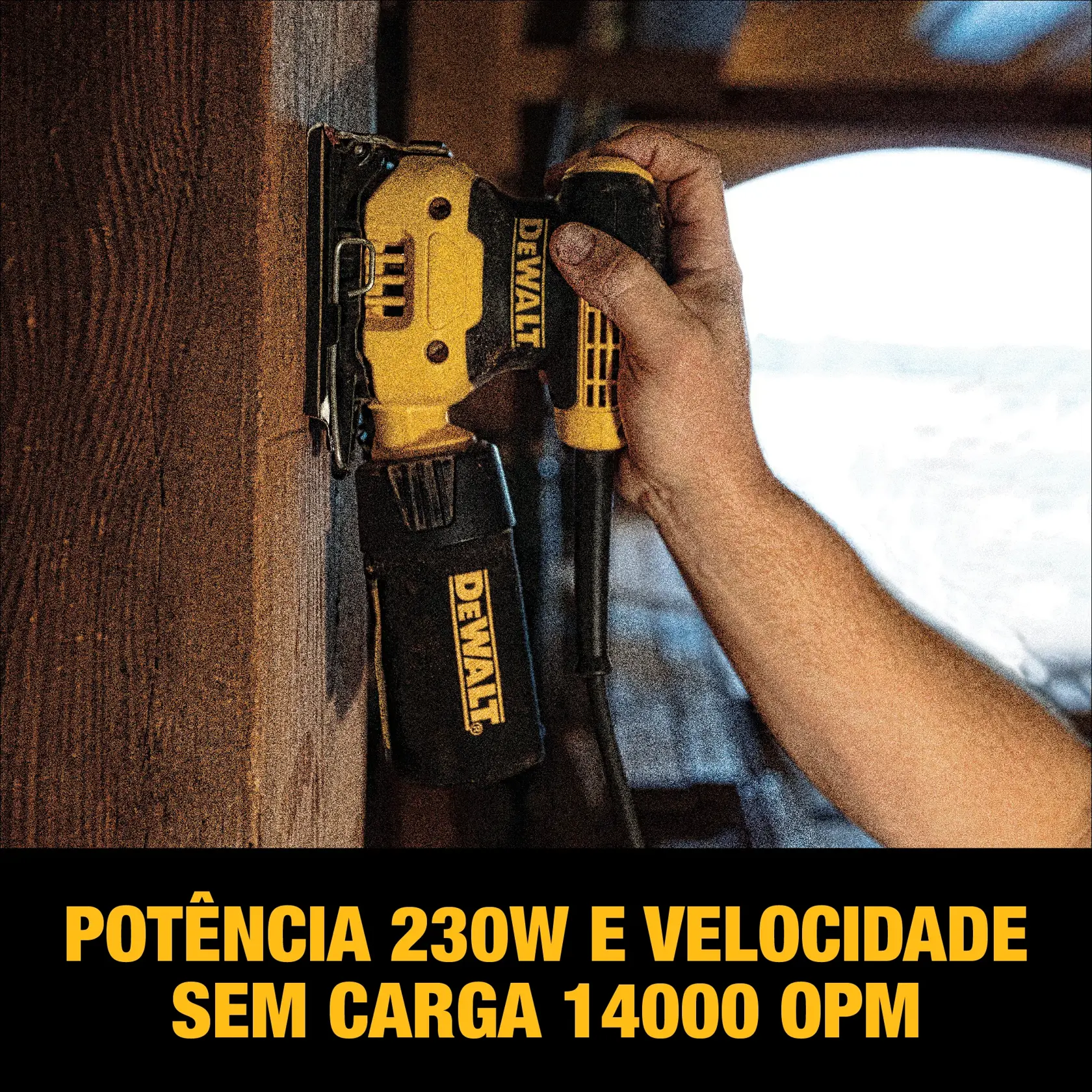 Lixadora Vibratória 230W - 1/4 folha - 14.000 opm