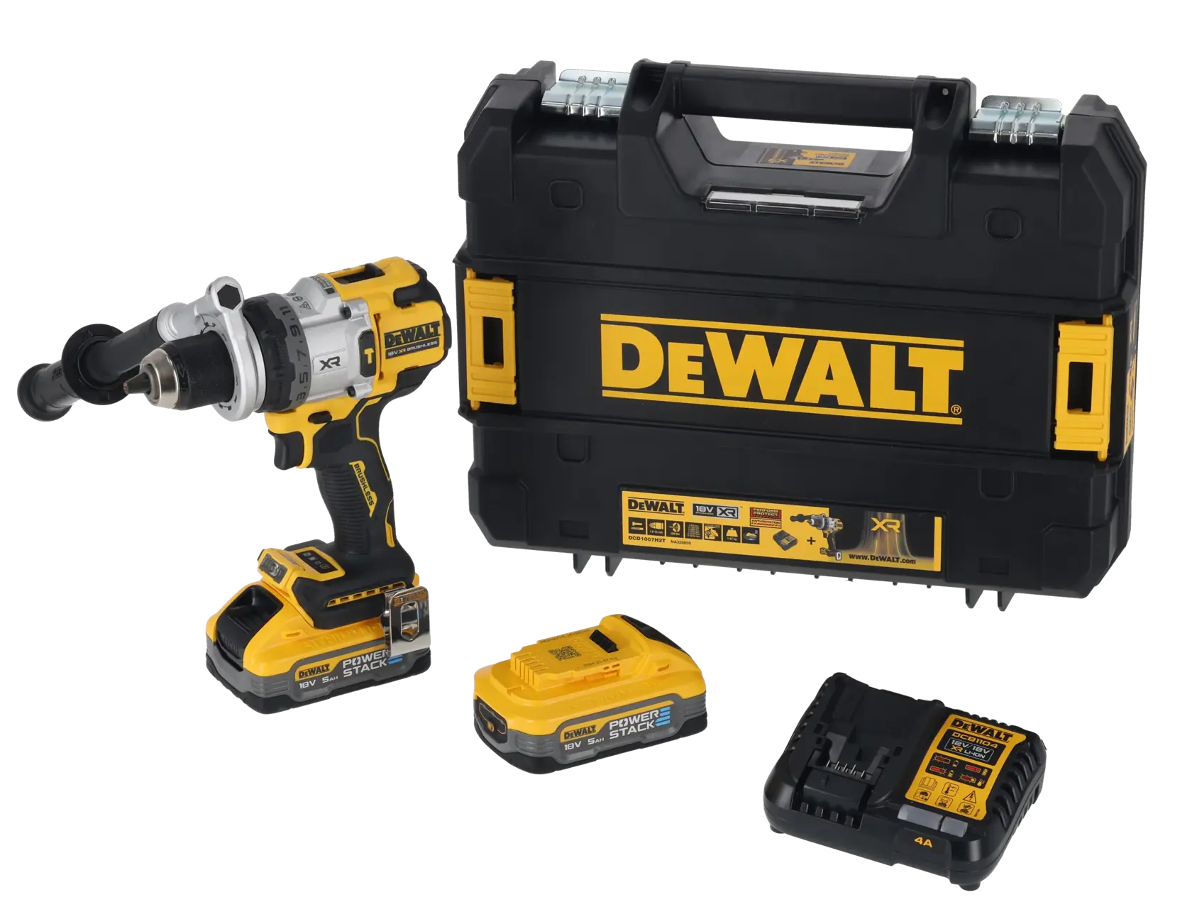 Logotipo da DEWALT em letras pretas e em negrito, centralizado em um fundo branco.