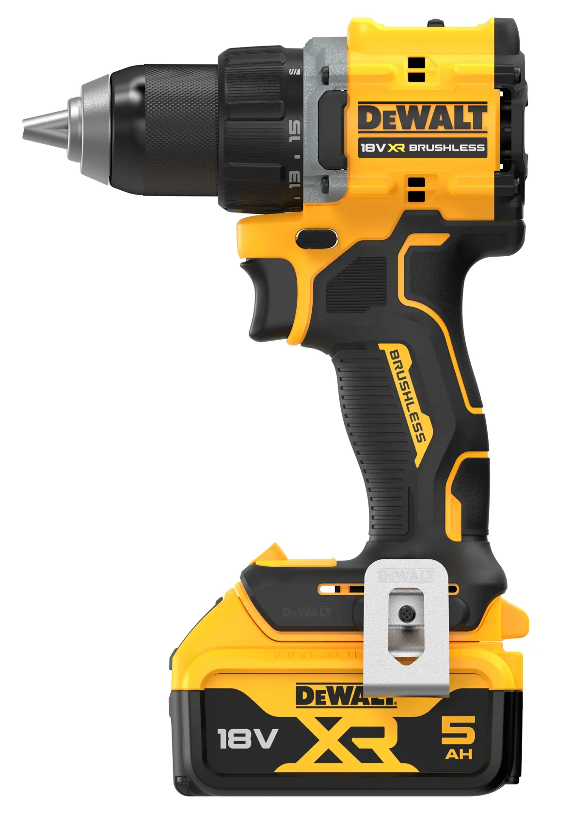 Berbequim Aparafusador sem escovas XR 18V 13mm 74Nm Li-Ion 5Ah com mala TSTAK
