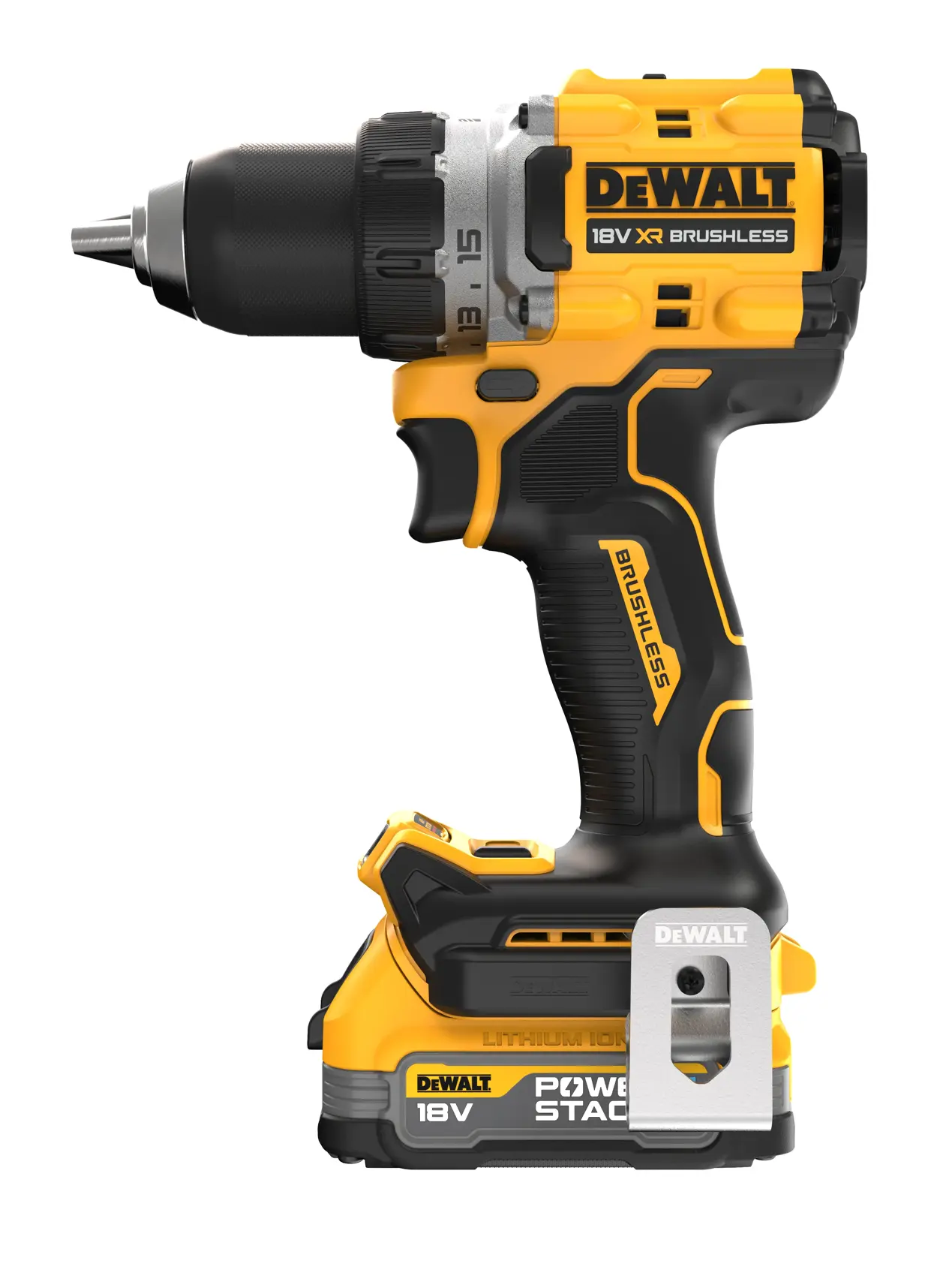 Berbequim Aparafusador compacto sem escovas XR 18V POWERSTACK