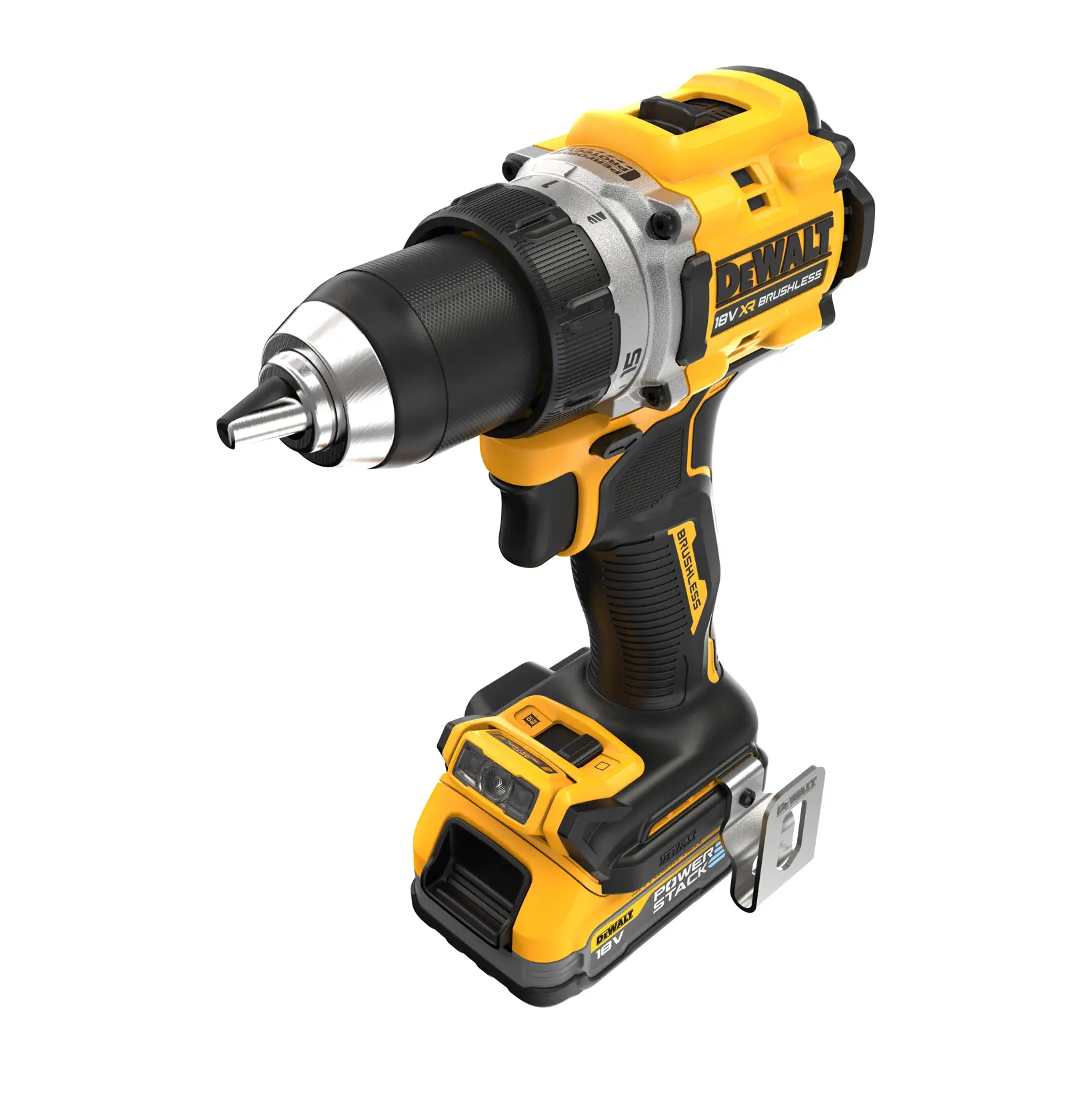 Berbequim Aparafusador compacto sem escovas XR 18V POWERSTACK