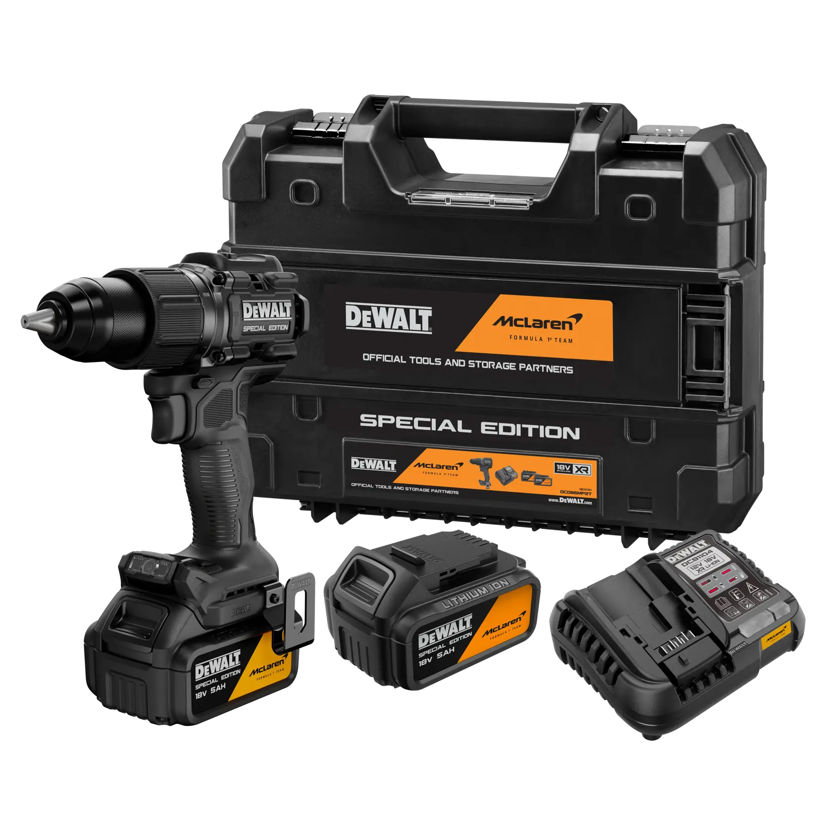 DEWALT DCD86MP2T-QW, DCD86MP2T kit edición especial con estuche, baterías, cargador. Categoría fotografía.