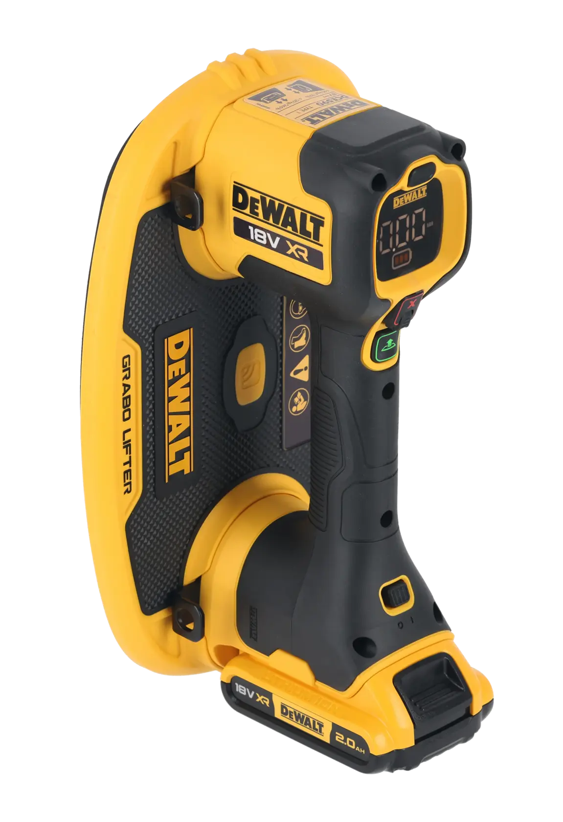 Ventosa Eletrónica Grabo XR 18V com 1 bateria Li-Ion 2Ah e mala TSTAK