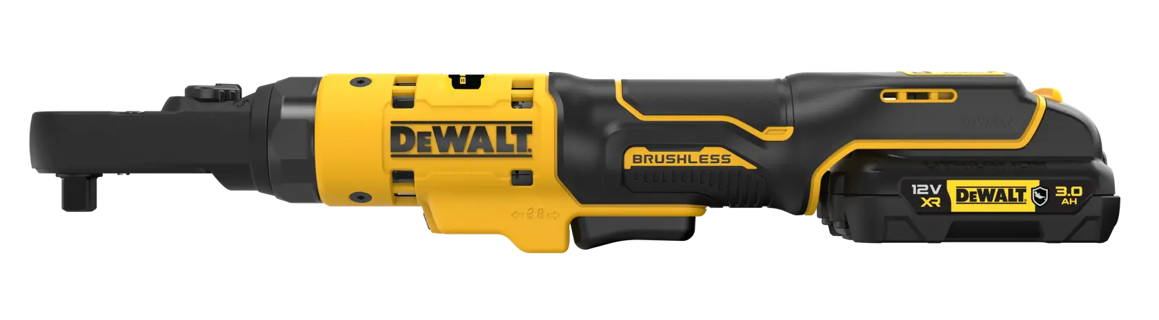 Chave de Roquete sem escovas 1/4‘’ y 3/8’’ XR 12V Li-Ion 3Ah de borracha