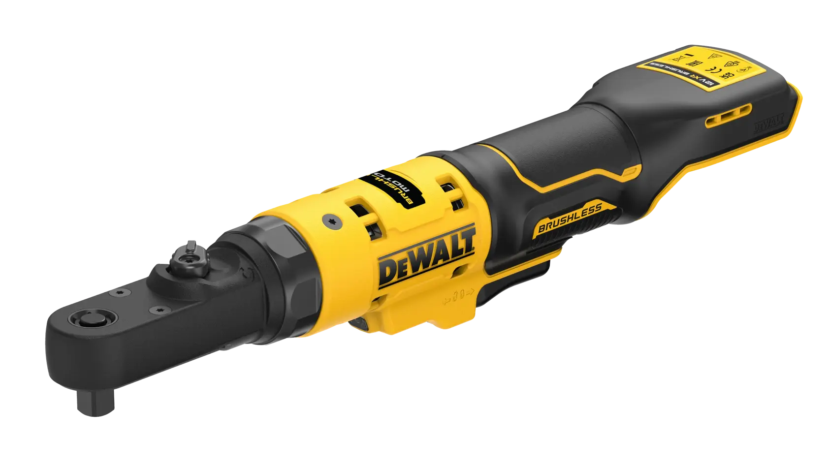Catraca de cabeça selada XR 12V sem escova de 3/8" e 1/4" - Unidade nua