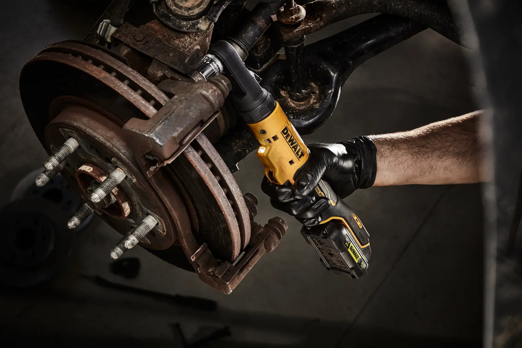 Catraca de cabeça selada XR 12V sem escova de 3/8" e 1/4" - Unidade nua