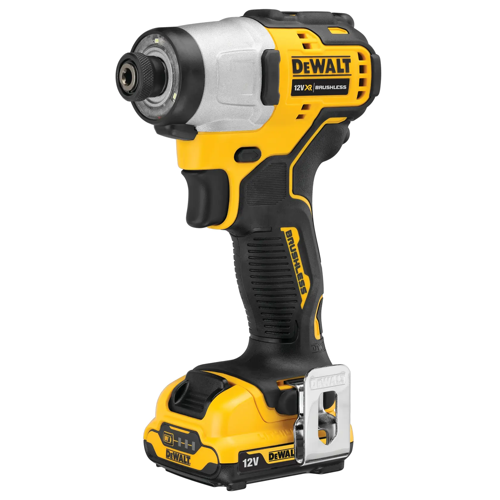 12V XR Brushless Sub-Compact Impact Driver - 2 X 2Ah