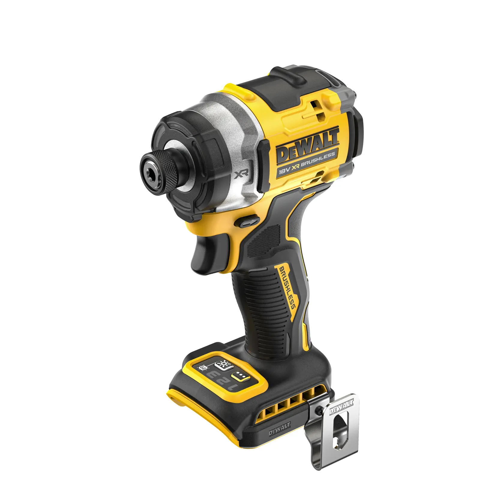 Aparafusadora Impacto sem escovas XR 18V 1/4" 282Nm sem carregador/bateria com mala TSTAK