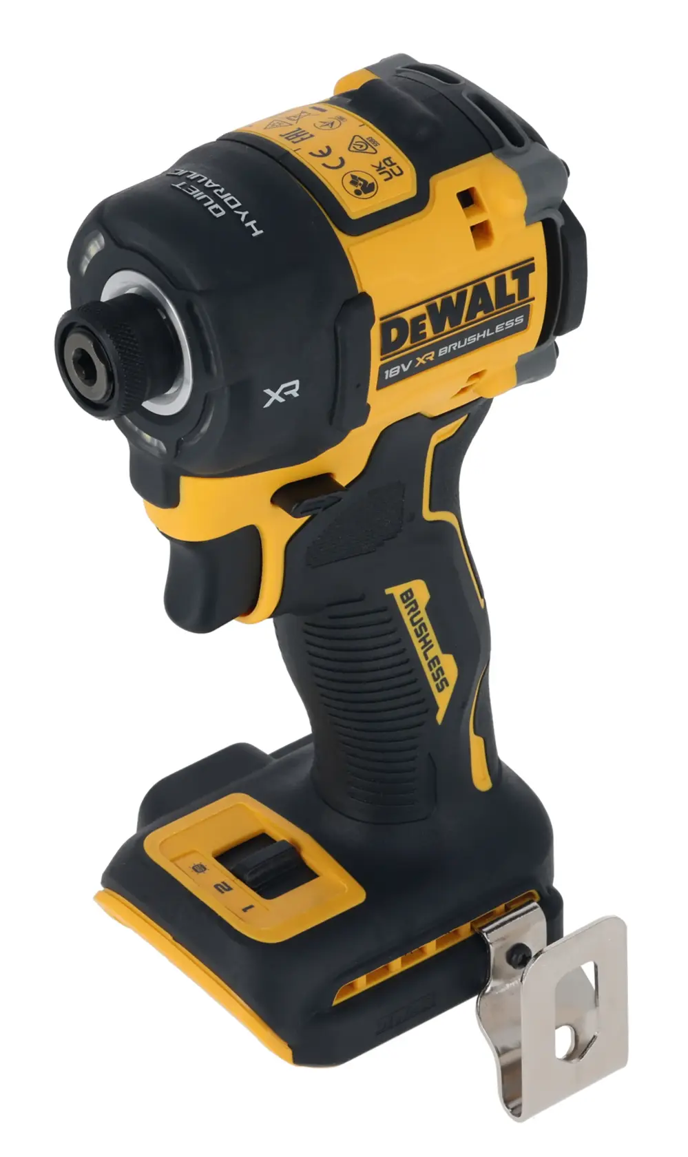 Aparafusadora Impacto Hidráulico sem escovas XR 18V 1/4" 56Nm sem carregador/bateria com mala TSTAK