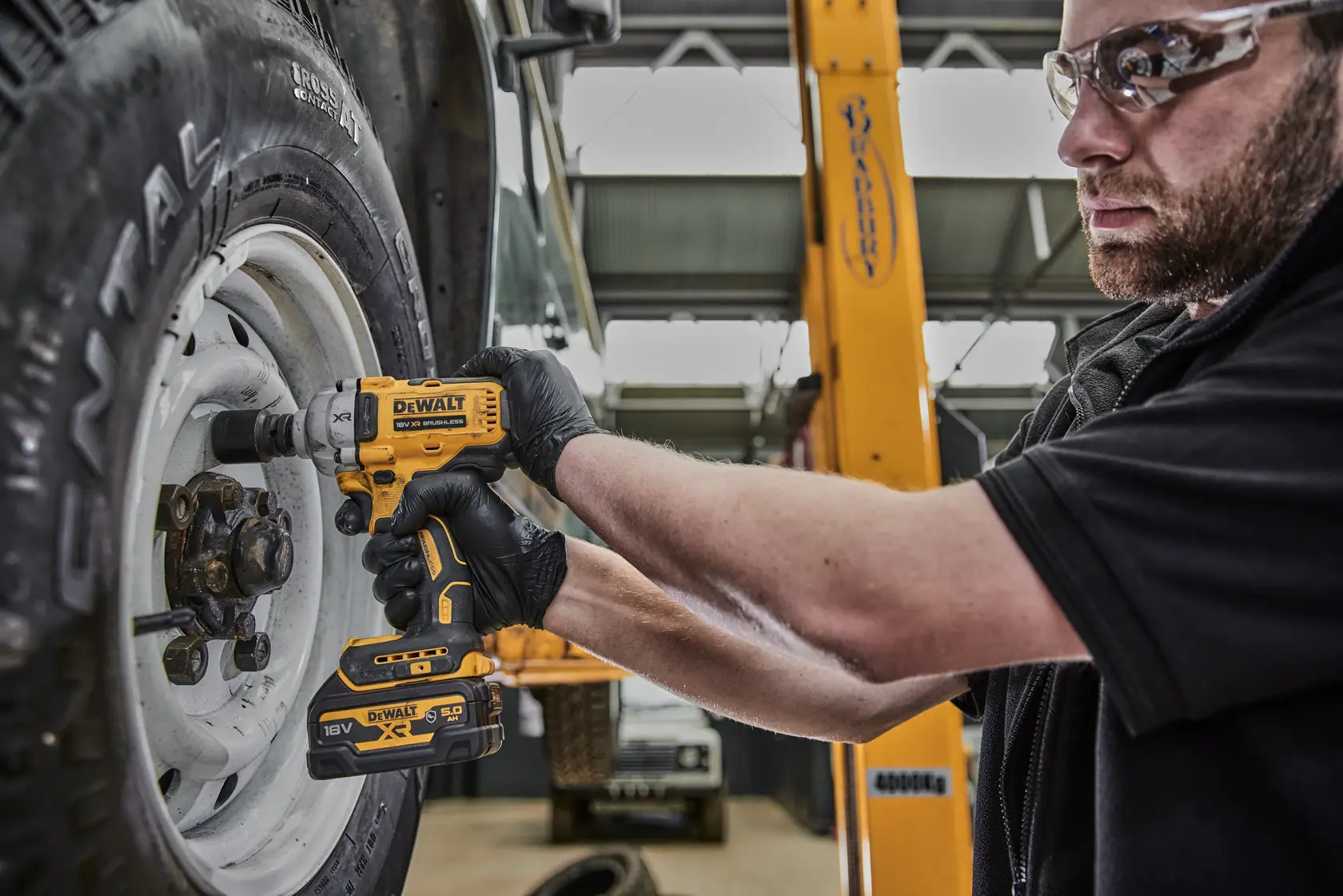 Chave Impacto sem escovas XR 18V 1/2" Torque Médio com anel de retenção