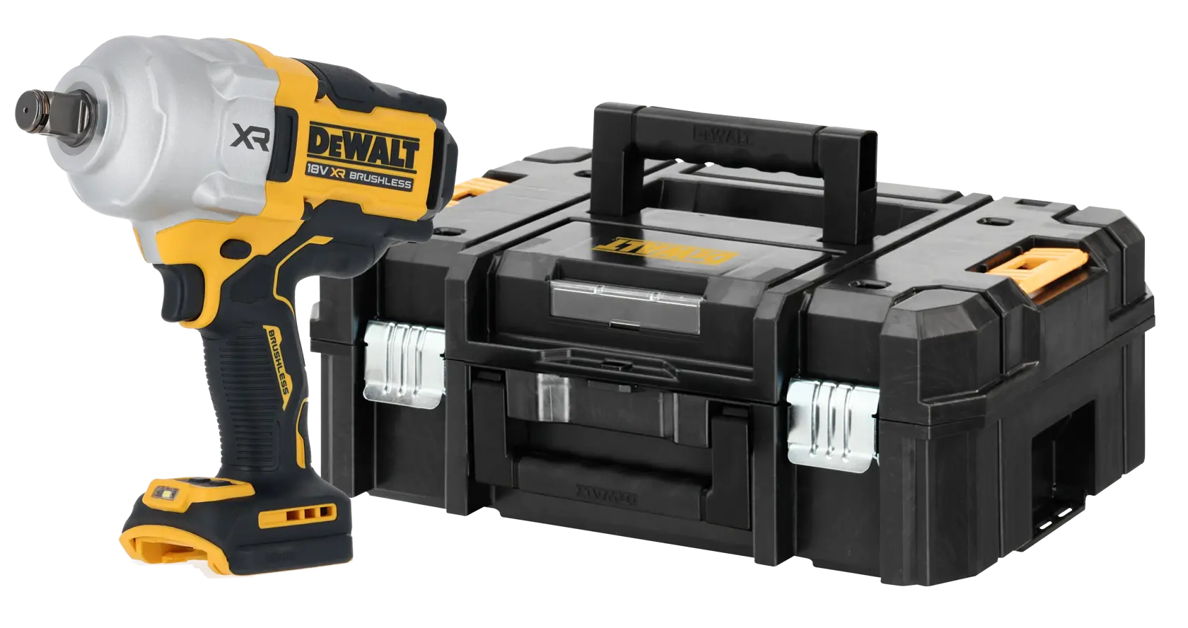 Chave Impacto sem escovas  XR 18V 3/4" 1.925Nm sem carregador/bateria com mala TSTAK