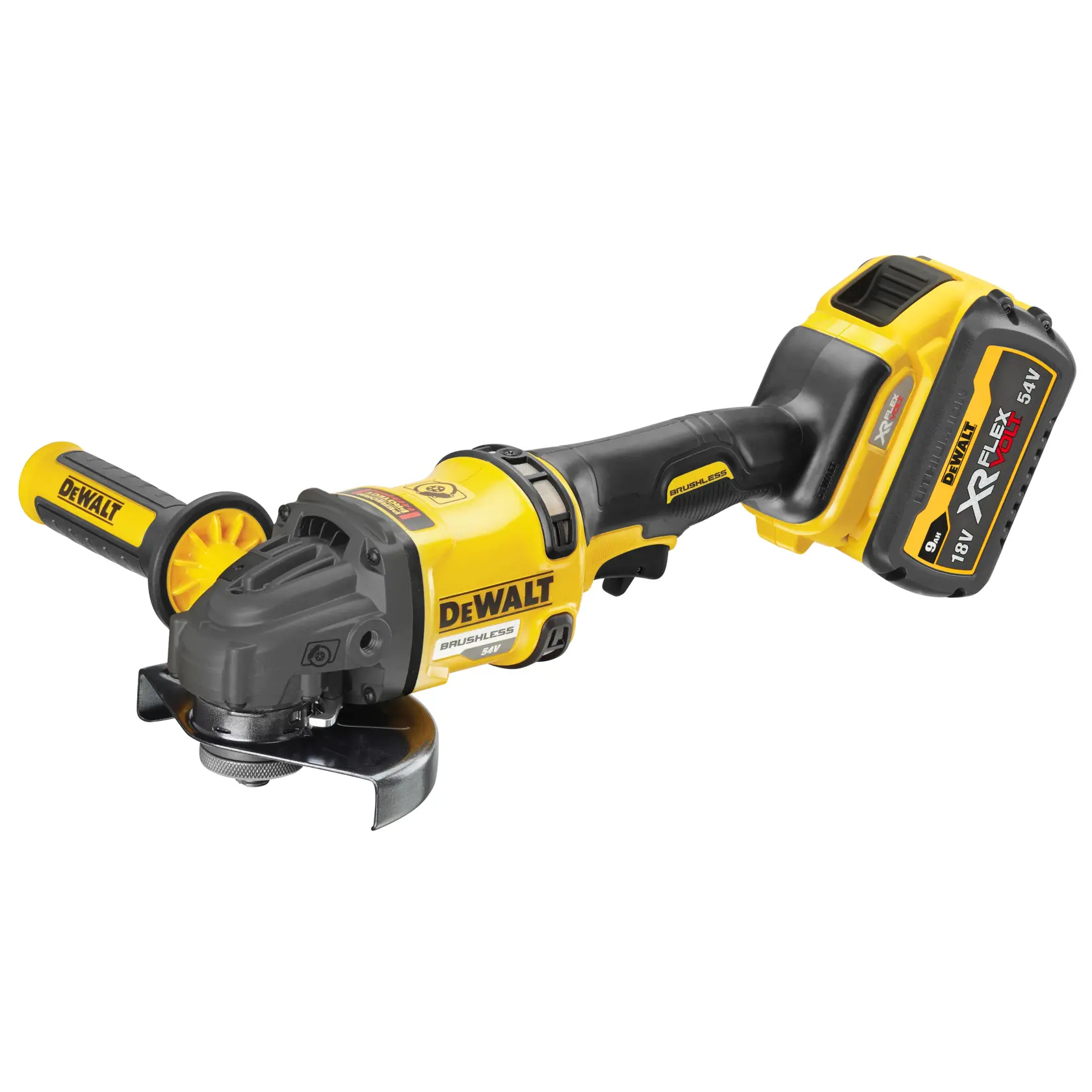 Logotipo da DEWALT centralizado em fundo branco.
