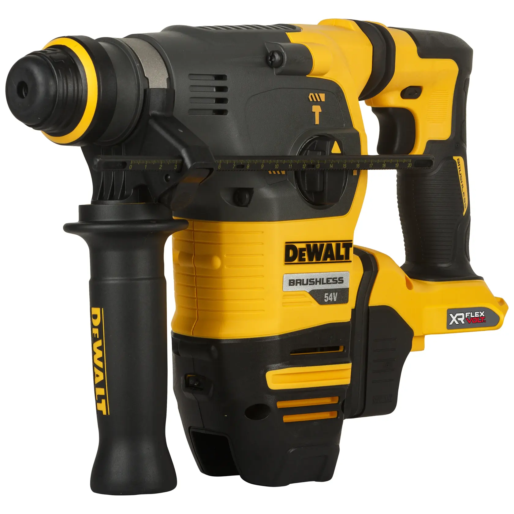 Martelo Eletropneumático sem escovas XR FLEXVOLT 54V SDS-Plus 3,5J 3 Modos sem carregador/bateria com mala TSTAK VI