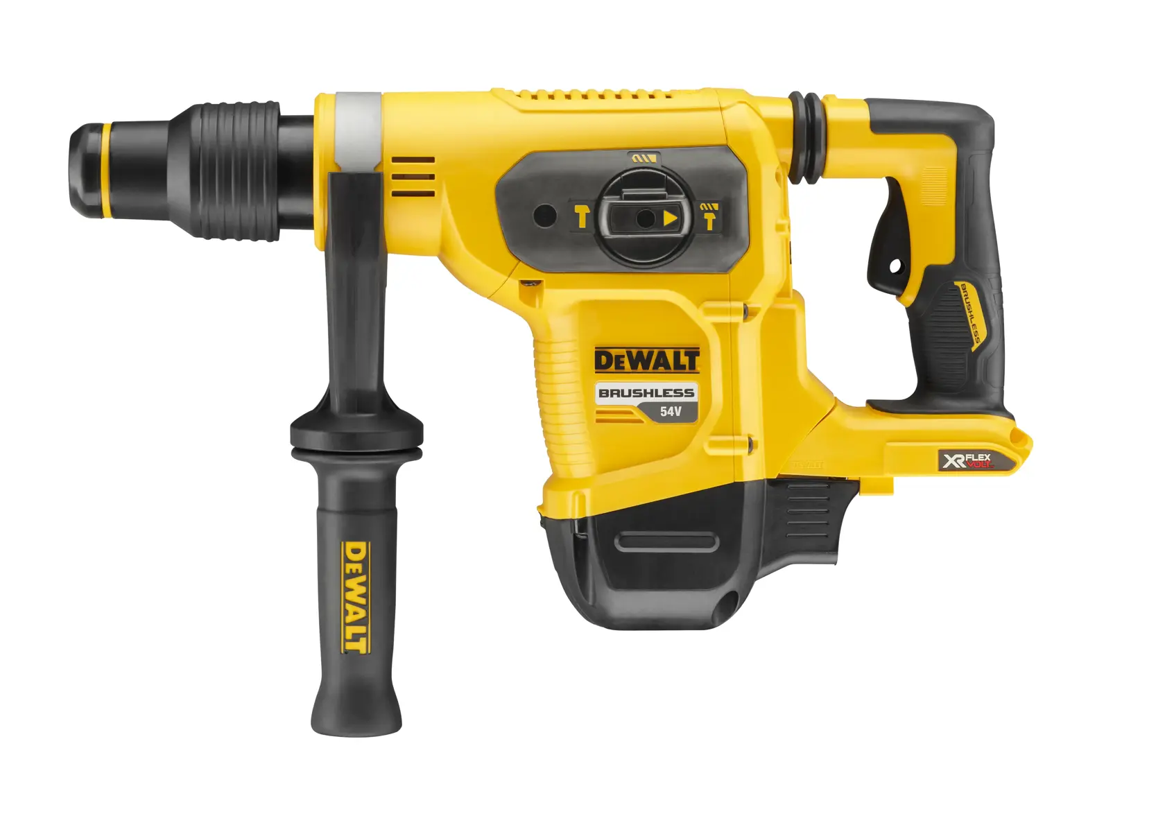 Martelo Eletropneumático sem escovas XR FLEXVOLT 54V SDS-Max 5kg 6,1J 3 Modos sem carregador/bateria com mala