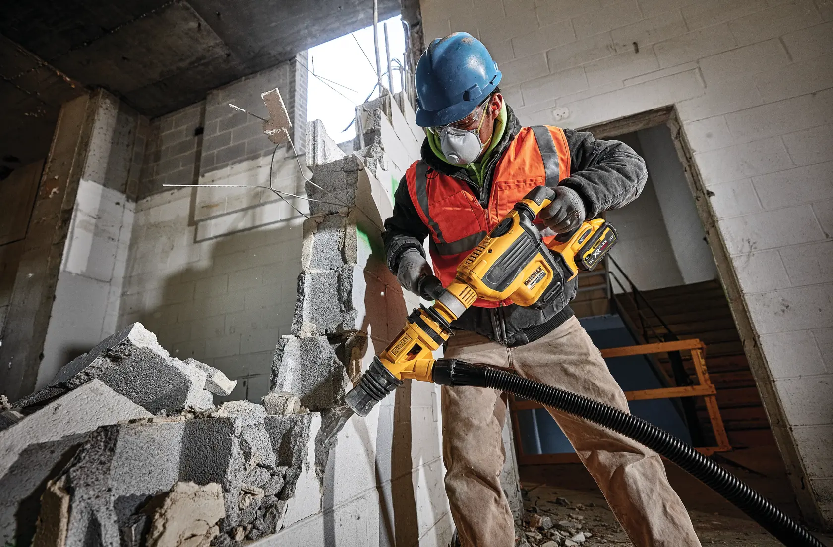 FURADEIRA DE MARTELO DEWALT® 54V XR® FLEXVOLT® 45mm SDS Max (Apenas Ferramenta)