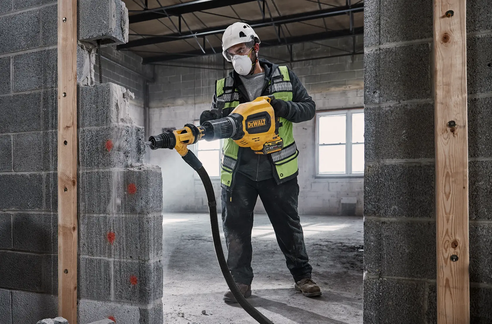 Martelo Demolidor  sem escovas XR FLEXVOLT 54V SDS max® sem bateria/cargador
