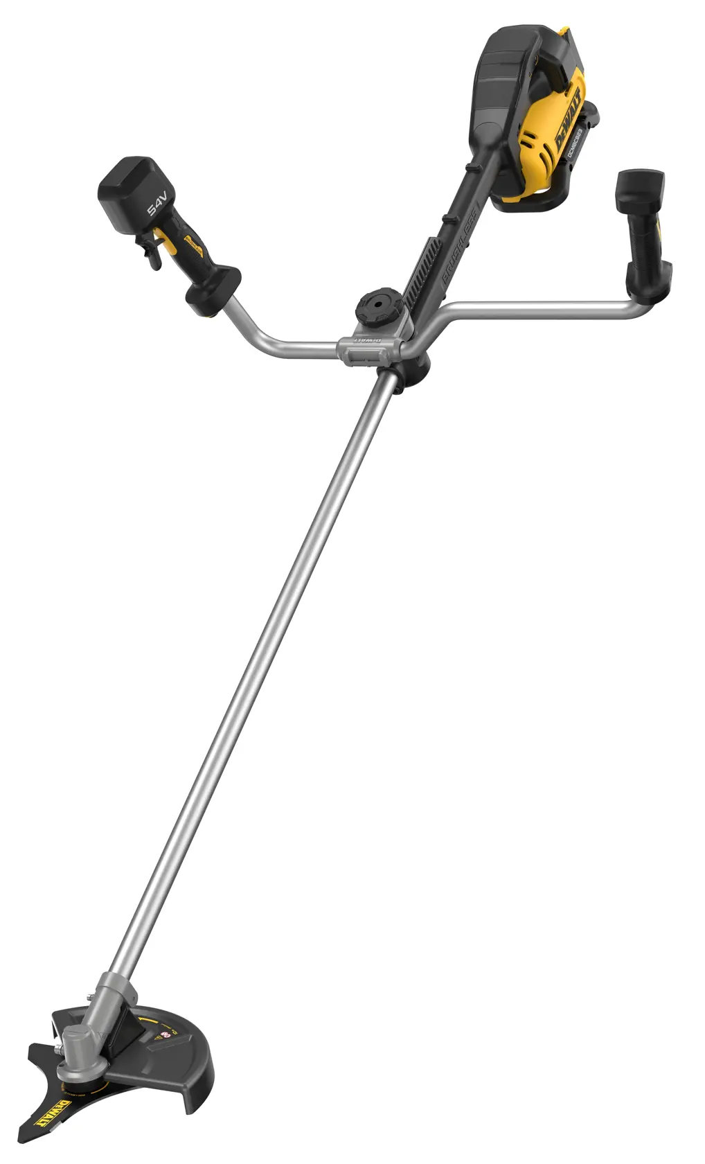 Cortador DEWALT para fotografia, DCMBC823N, DCMBC823N-XJ, cabo metálico e corpo amarelo.