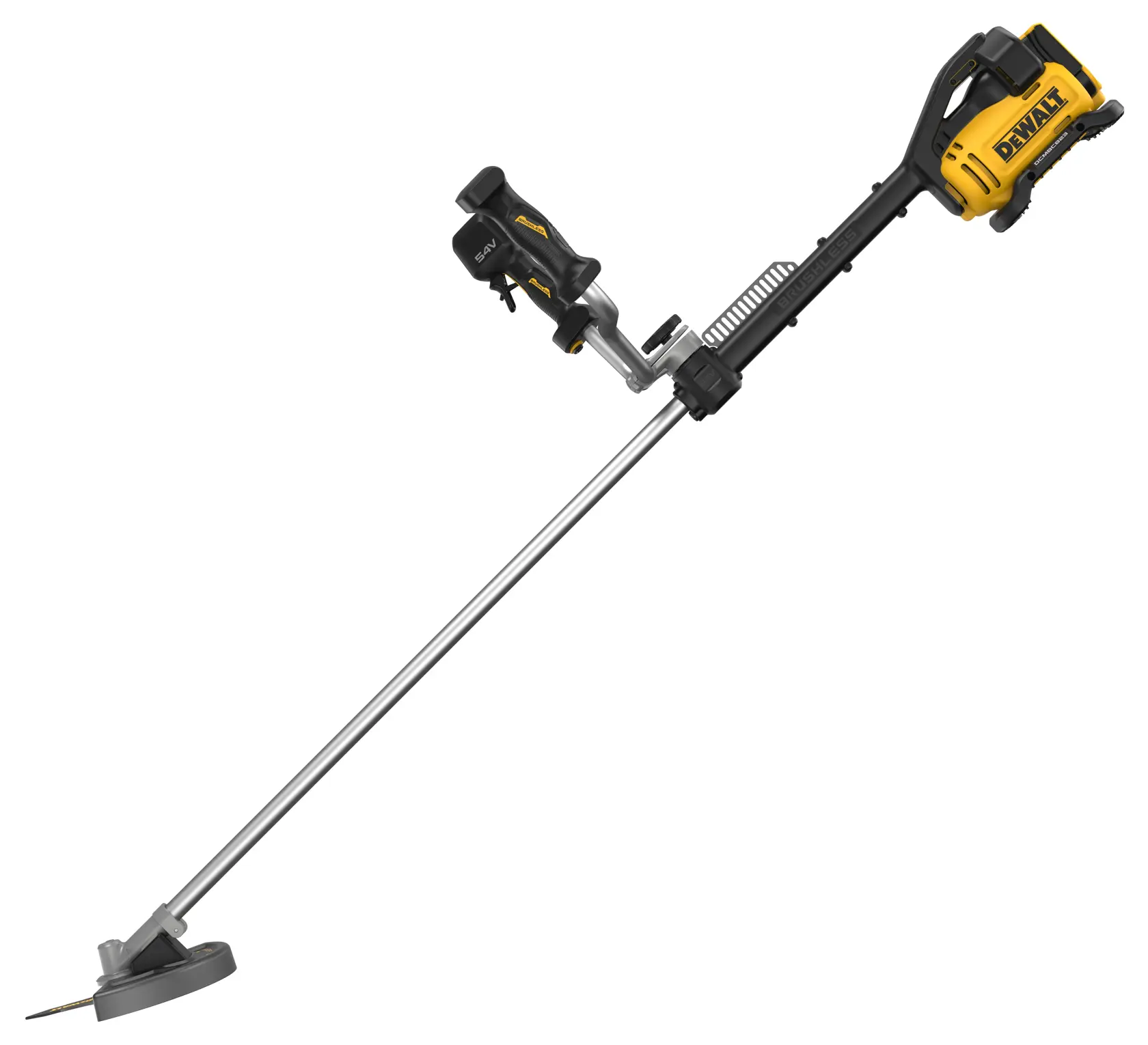 Aparador DEWALT DCMBC823N, DCMBC823N-XJ. Ferramenta de jardim amarela e preta sem fio.