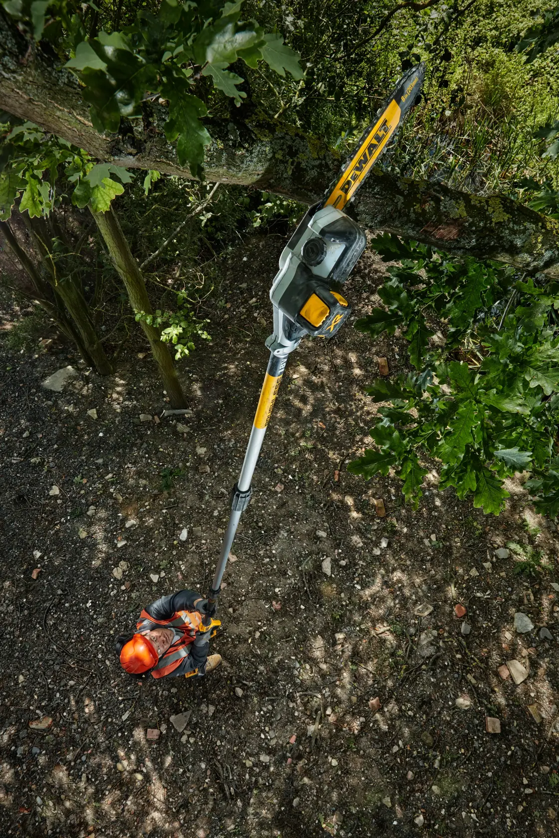 Podadora de haste sem escovas XR 18V com 1 bateria de iões de lítio de 5Ah