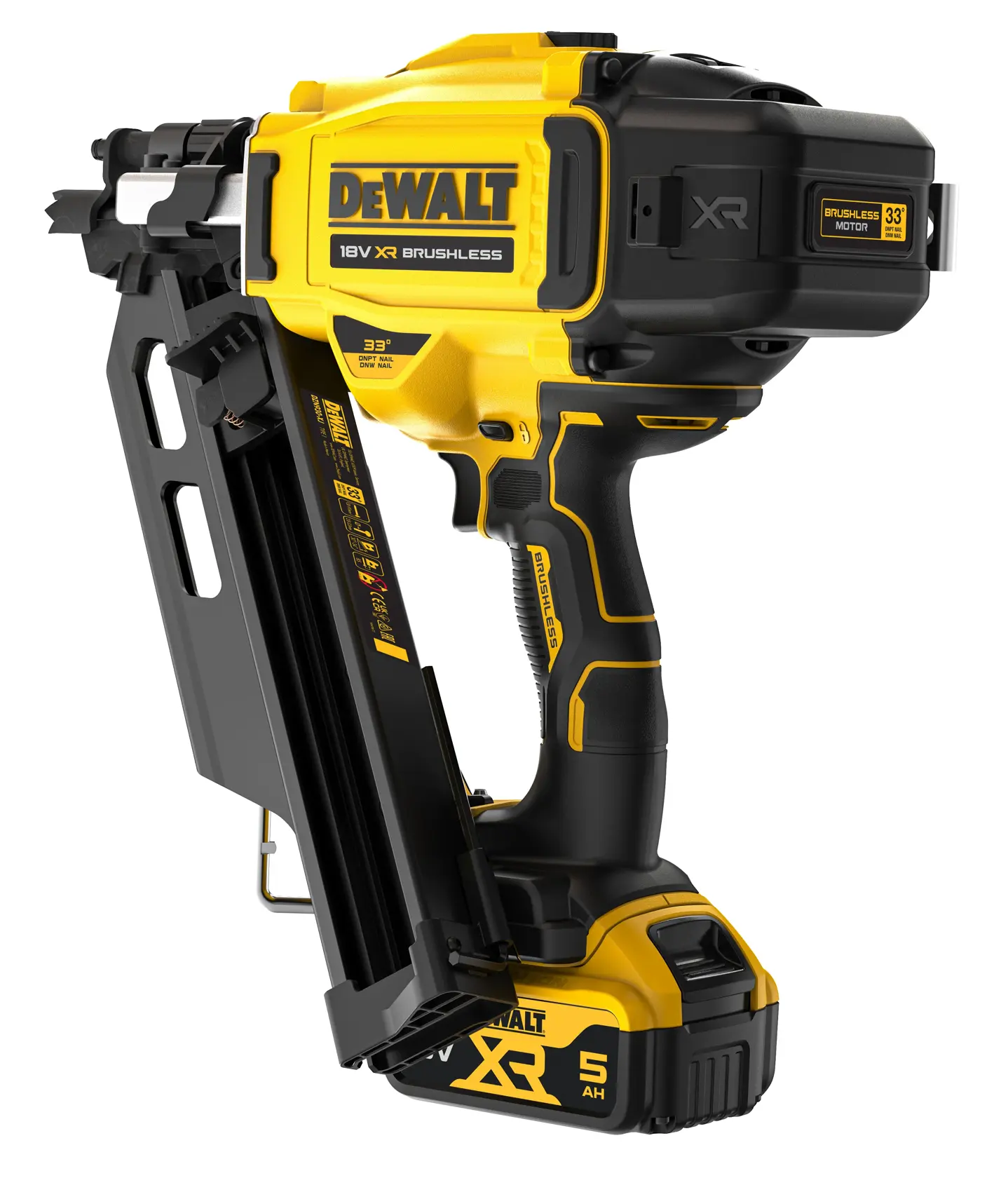 Pregadora de Estruturas sem escovas XR 18V com 2 baterias Li-Ion 5Ah