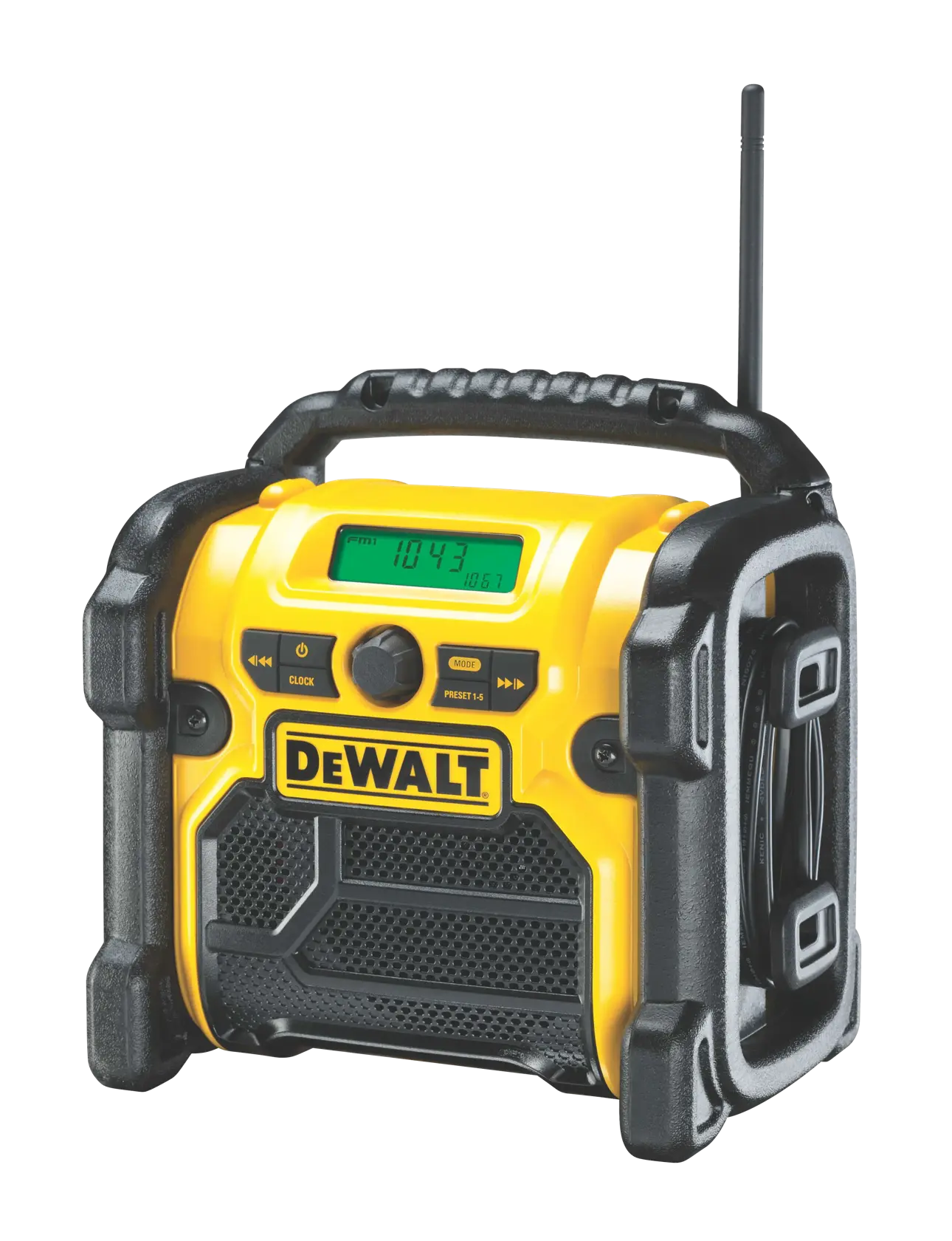 Rádio compacto XR com fio ou a baterias 10.8V, 14.4V e 18V XR Li-Ion