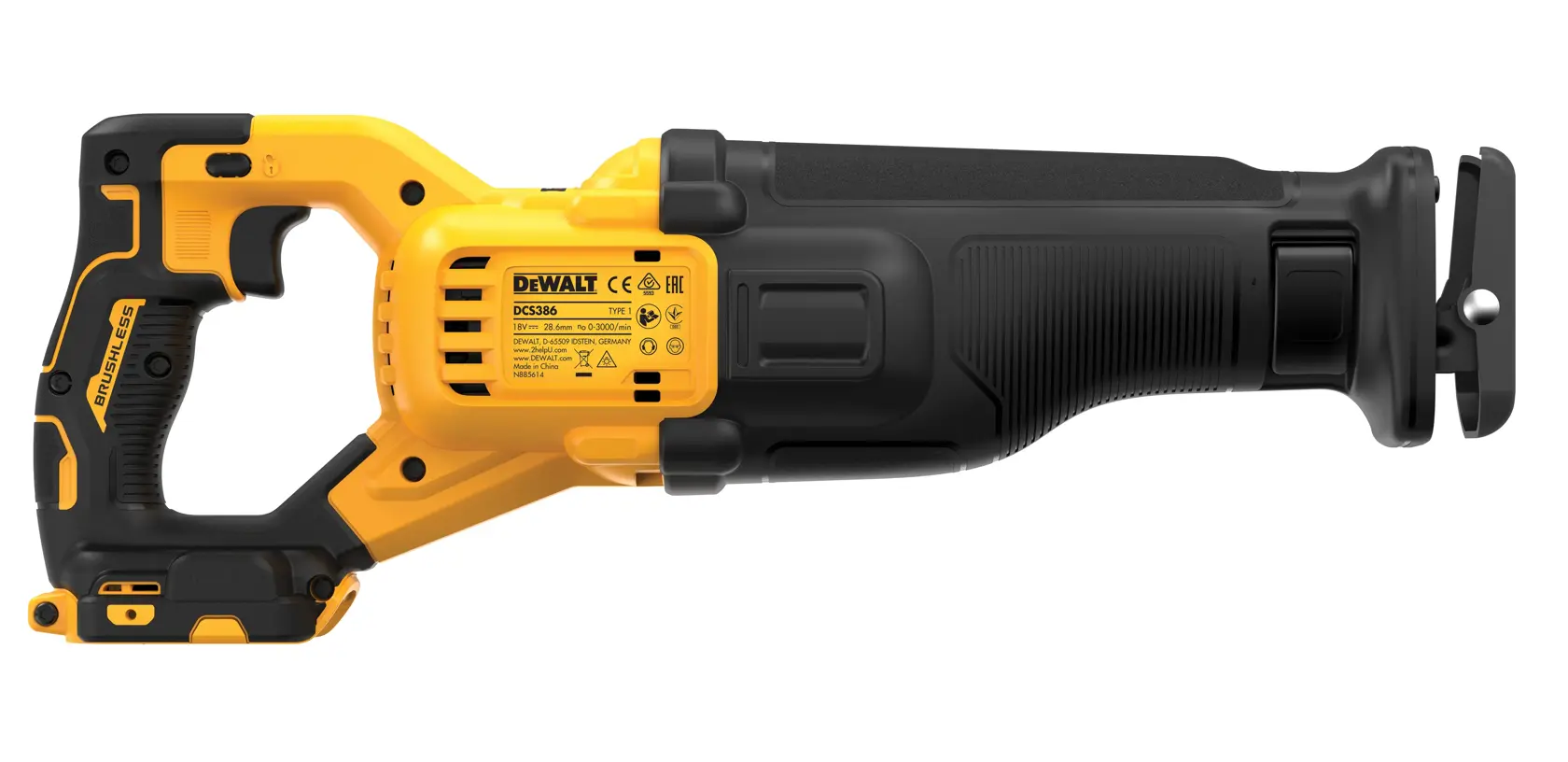 Serra recíproca DEWALT® XR® 18V XR com FLEXVOLT® ADVANTAGE™ (Apenas Ferramenta)