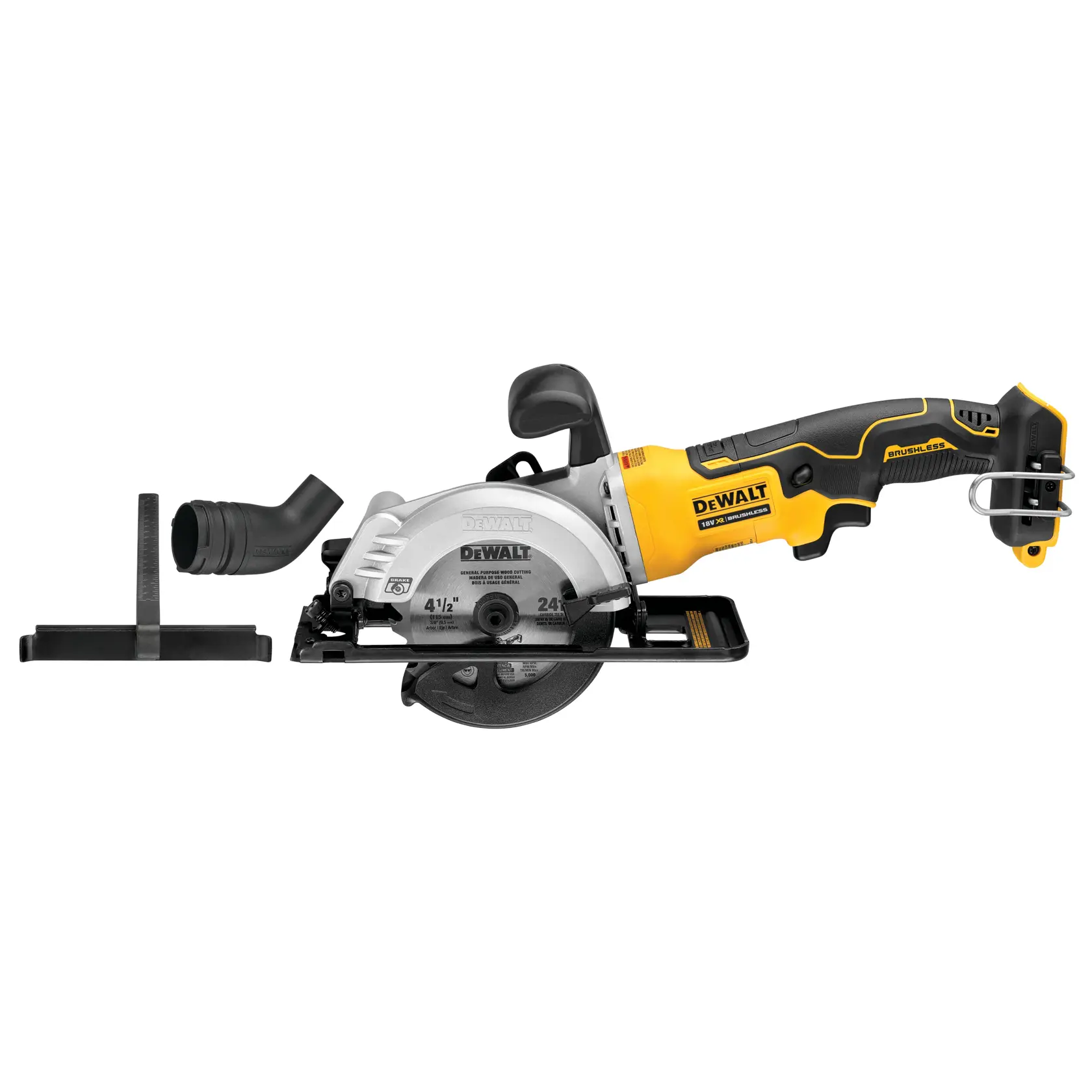 DEWALT® 18V XR® Serra Circular Compacta Sem Escovas de 115mm (Apenas Ferramenta)