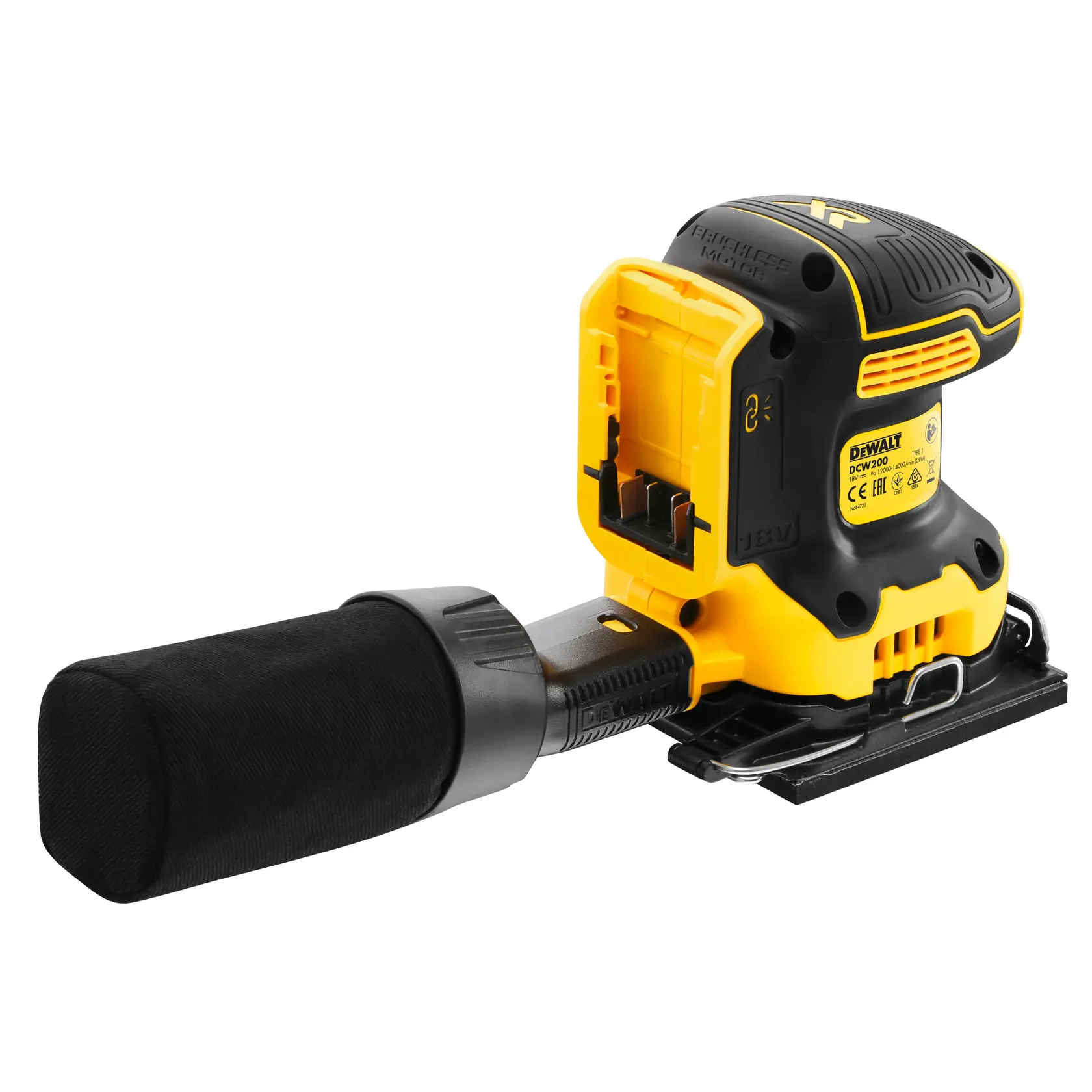 Lixadora Vibratória sem escovas XR 18V sem carregador/ bateria