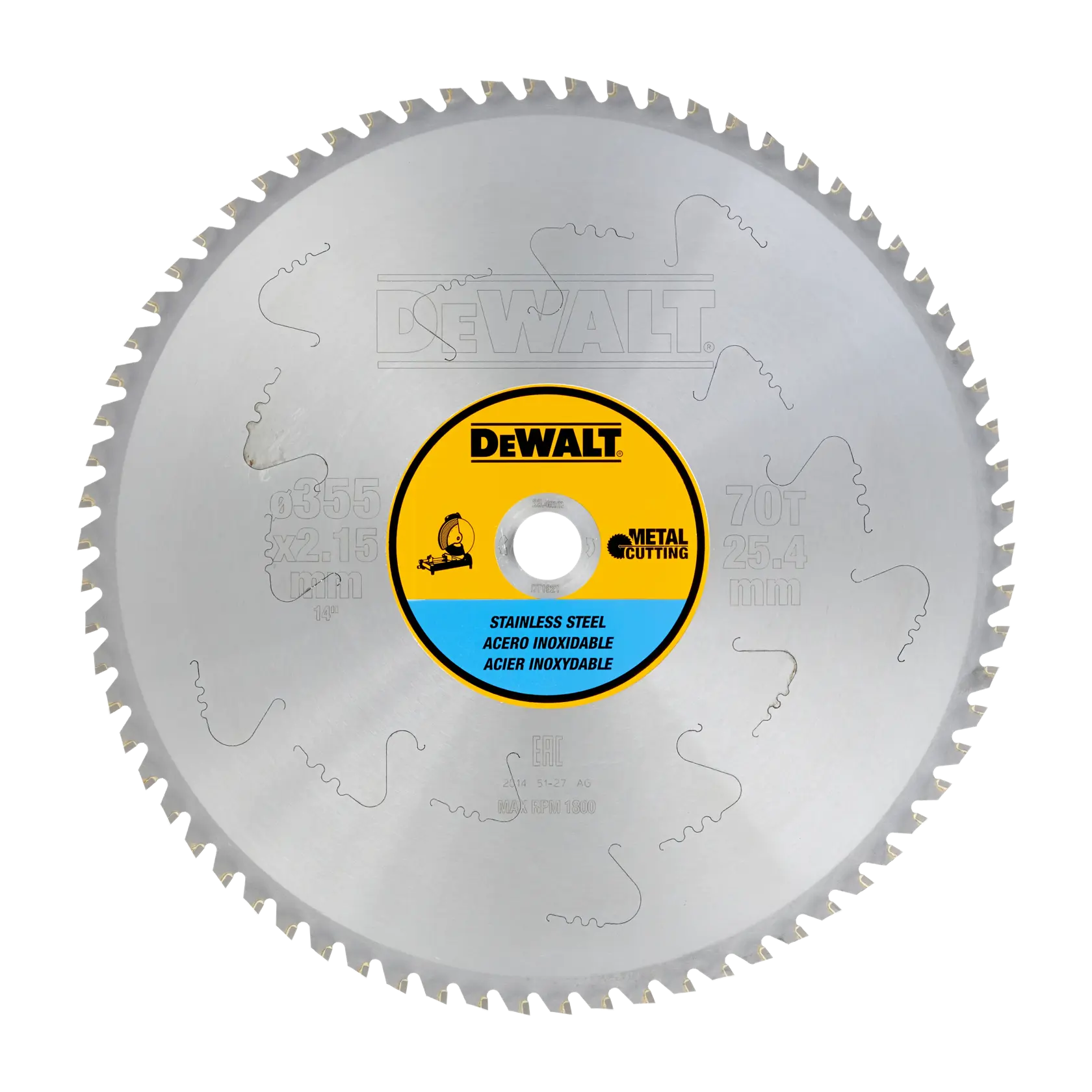 Logotipo da DEWALT em letras pretas e em negrito, centralizado em um fundo branco.