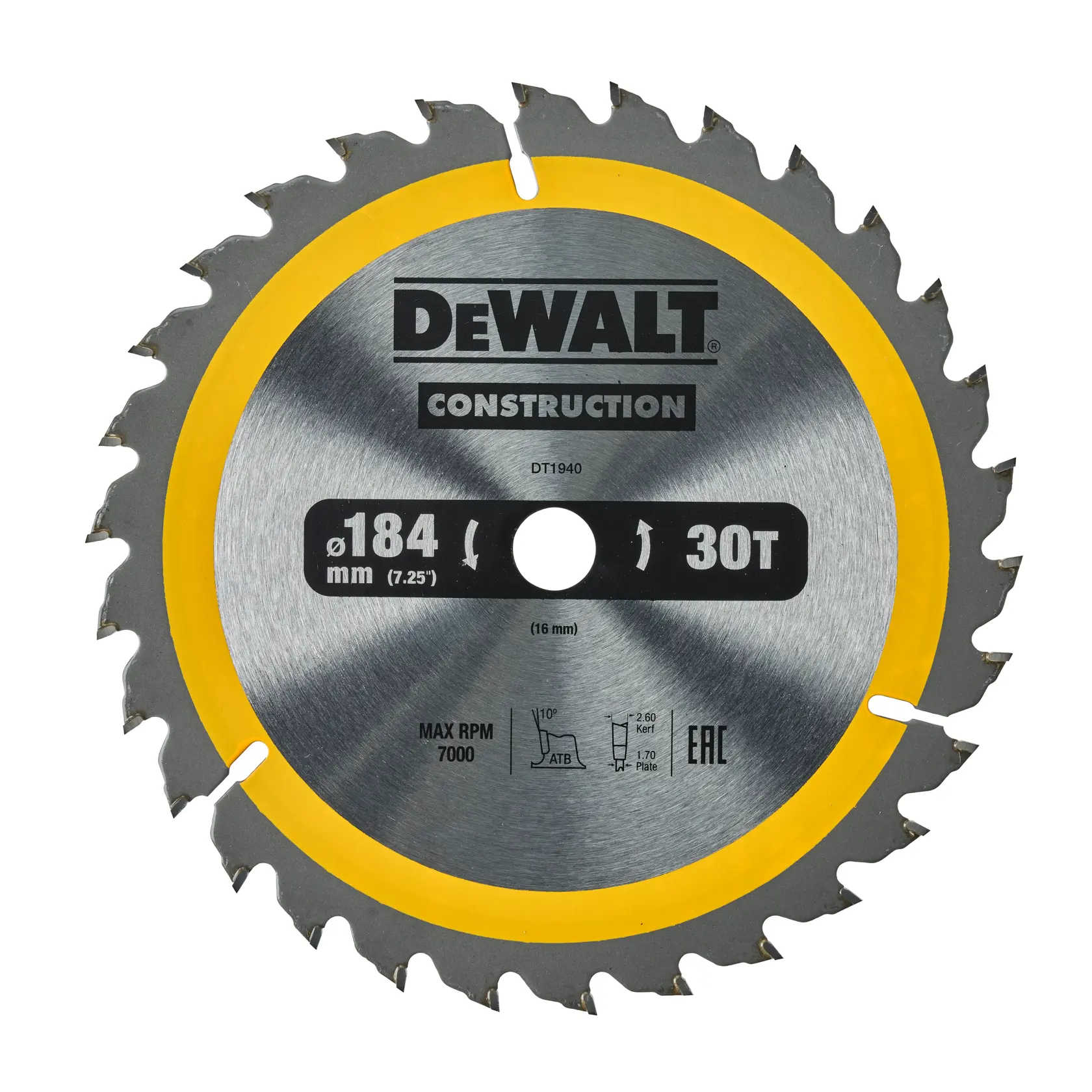 Logotipo da DEWALT em letras pretas e em negrito, centralizado em um fundo branco.