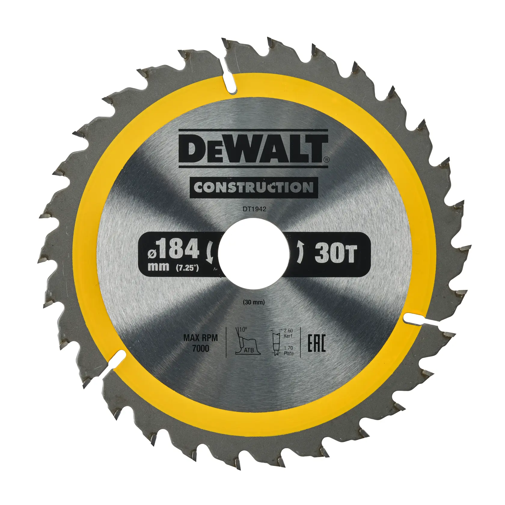 Logotipo da DEWALT em letras pretas e em negrito, centralizado em um fundo branco.