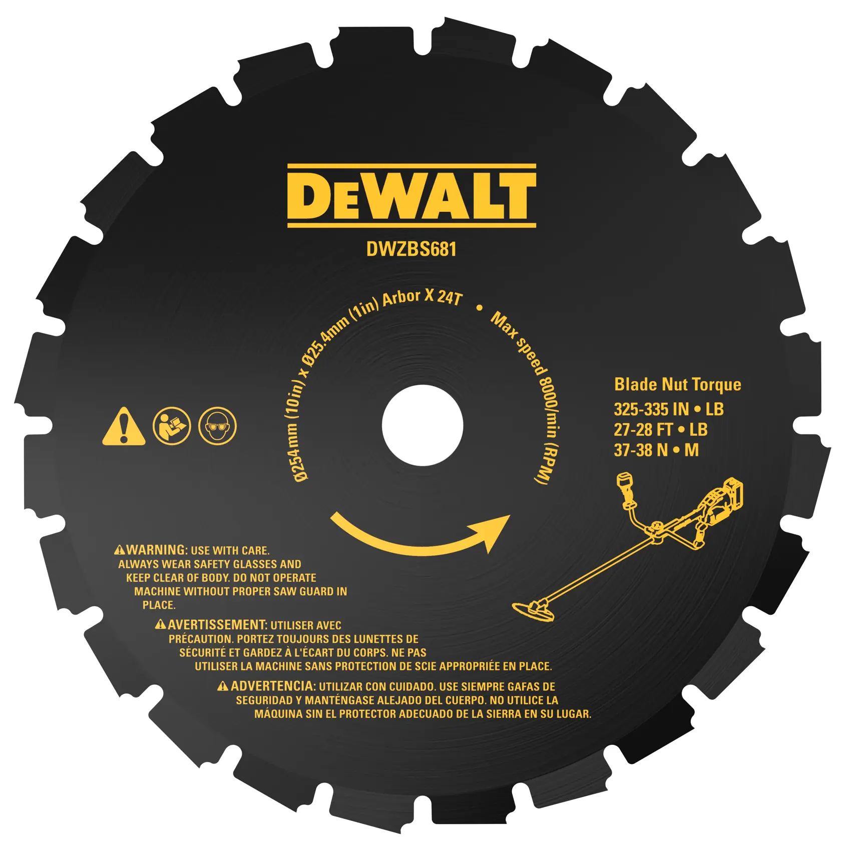 Logotipo da DEWALT em letras pretas e em negrito, centralizado em um fundo branco.