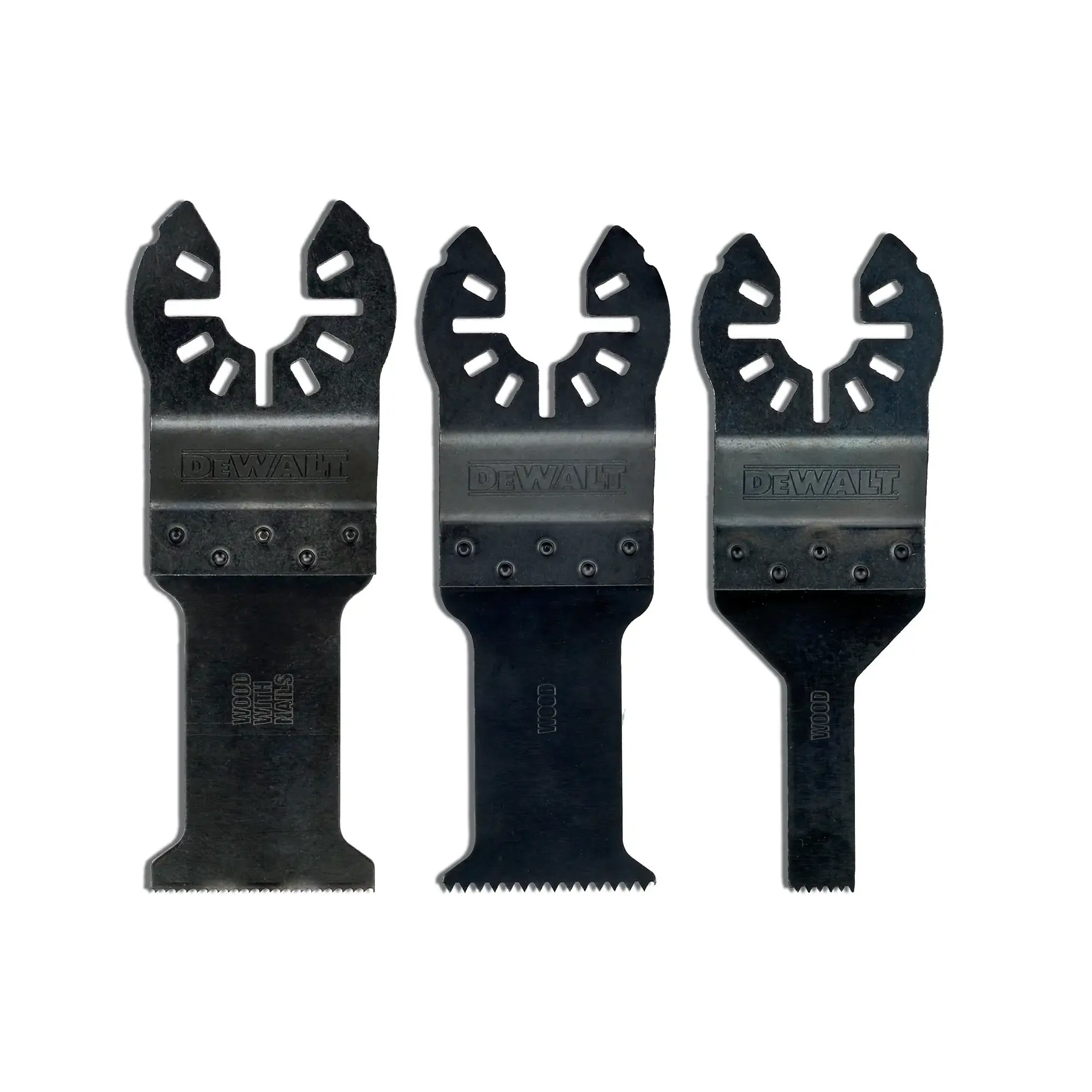 Conjunto de 3 lâminas de serra DT20701-QZ, DT20706-QZ, DT20704-QZ, para multi-ferramenta oscilante