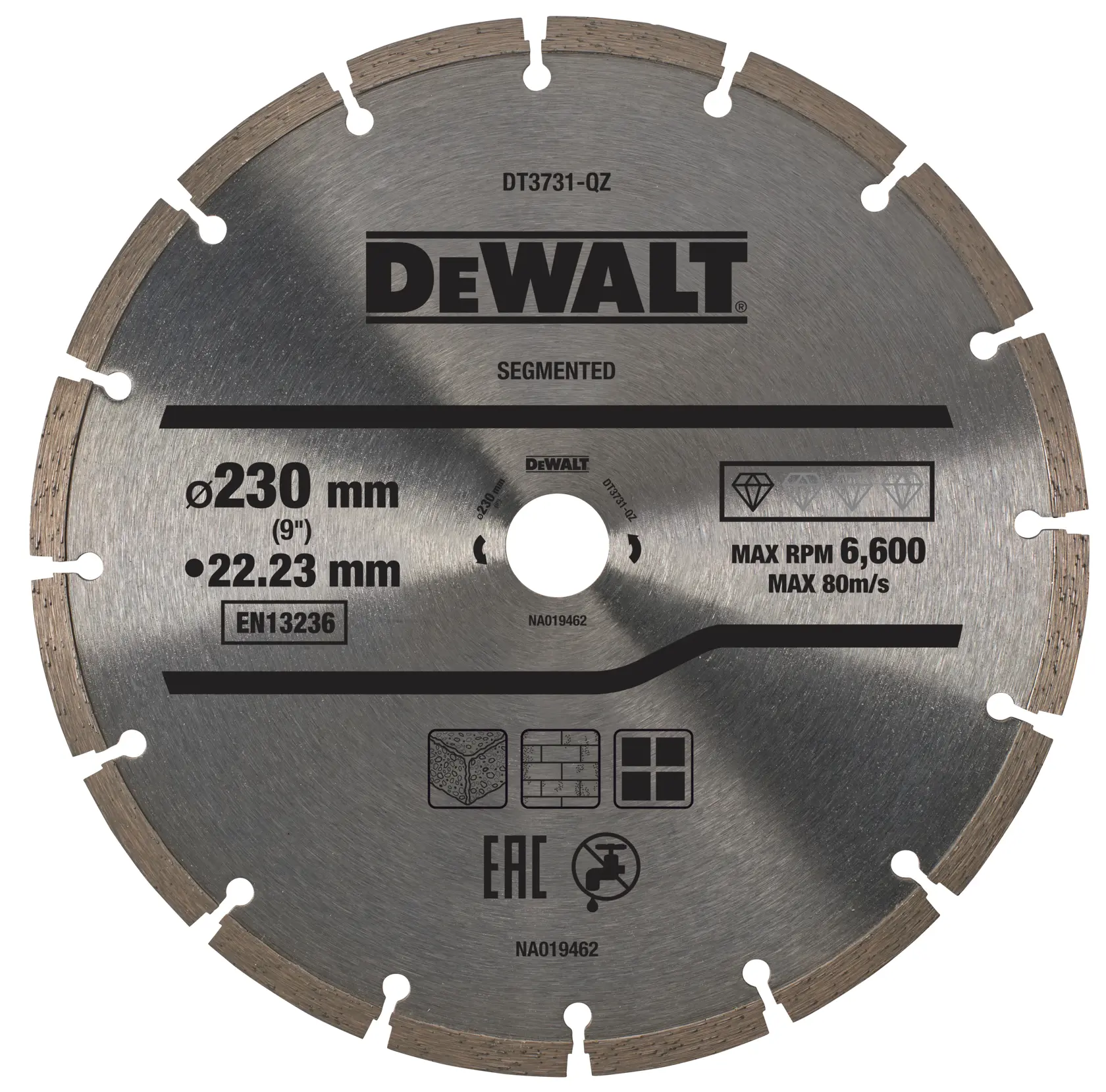 Logotipo da DEWALT em letras pretas e em negrito, centralizado em um fundo branco.