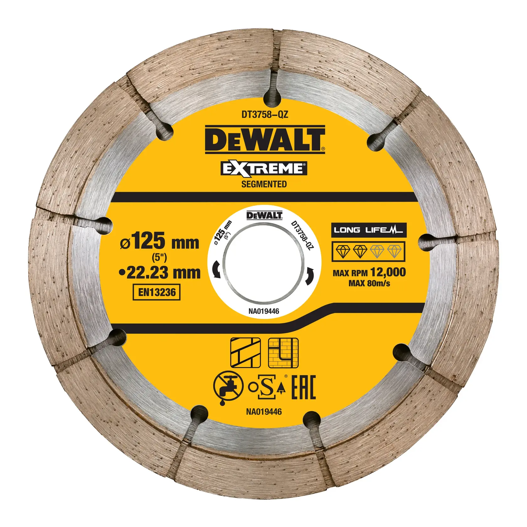 Logotipo da DEWALT em letras pretas e em negrito, centralizado em um fundo branco.