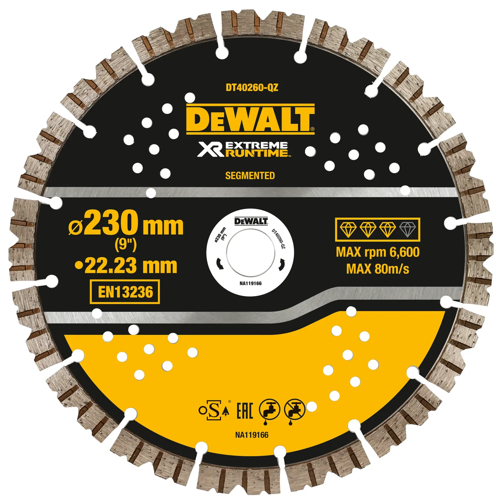 Logotipo da DEWALT em letras pretas e em negrito, centralizado em um fundo branco.