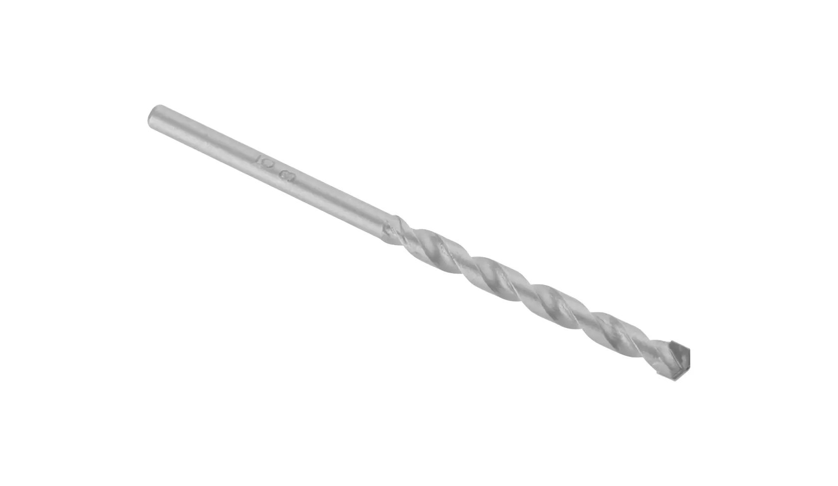 Broca metálica DEWALT DT6505 con espirales, mostrada sobre fondo blanco.