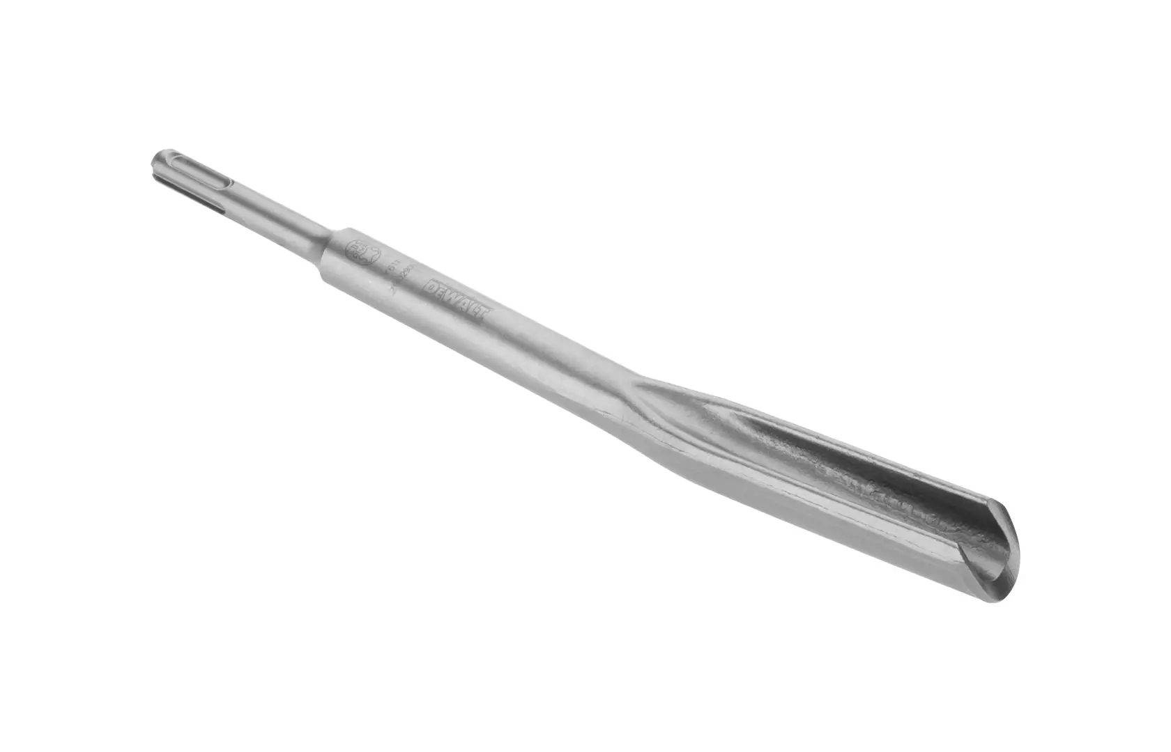 Cincel DEWALT DT6805 para taladros SDS-plus, fotografiado sobre fondo blanco.