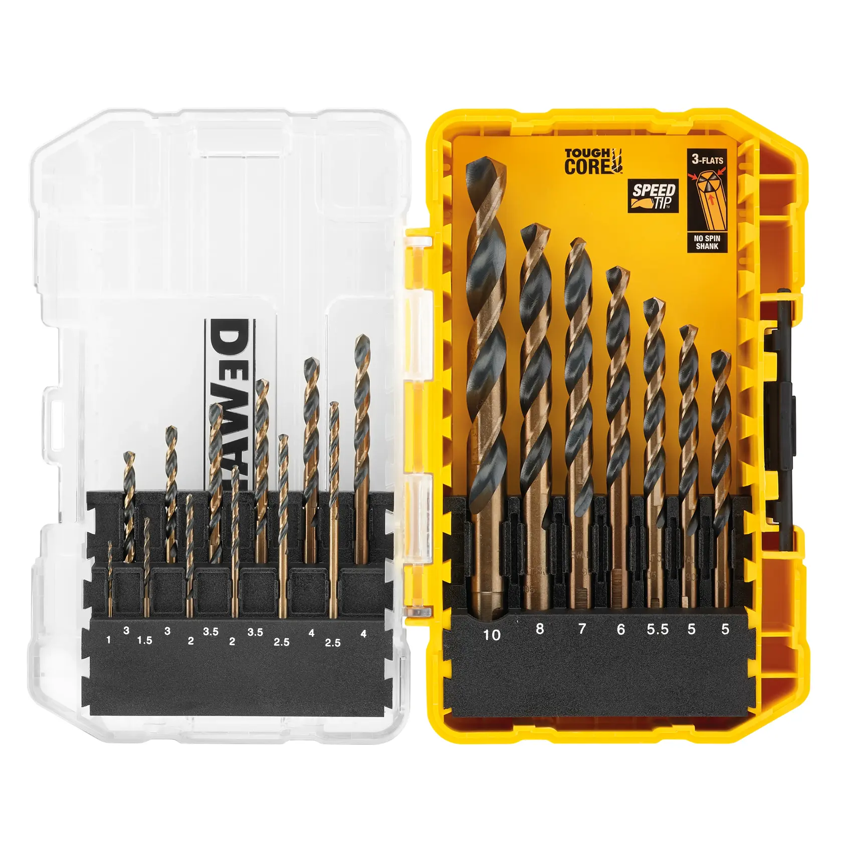 Conjunto 19 brocas Black&Gold