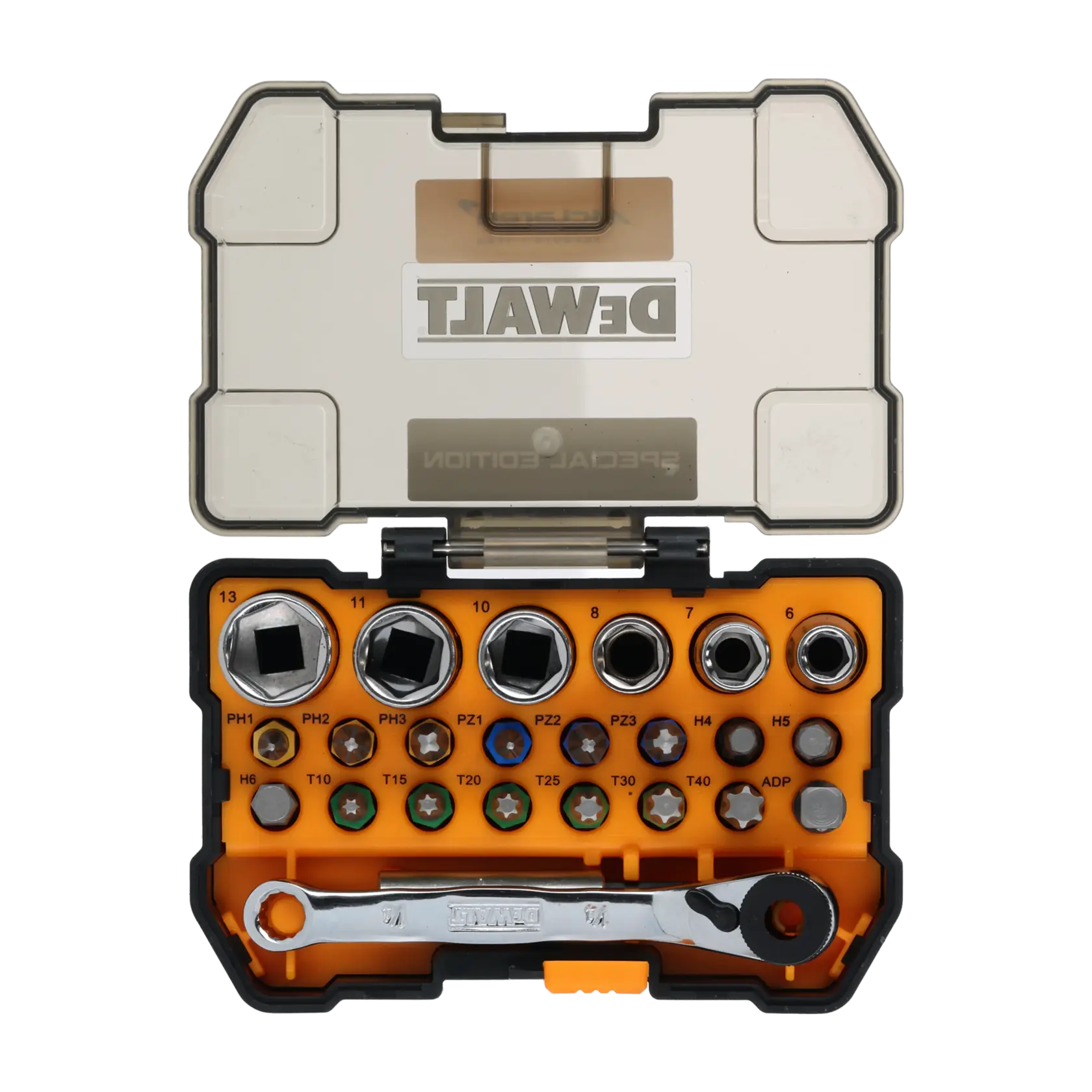 DEWALT® Conjunto de Parafusos e Soquete McLaren (24 unidades)