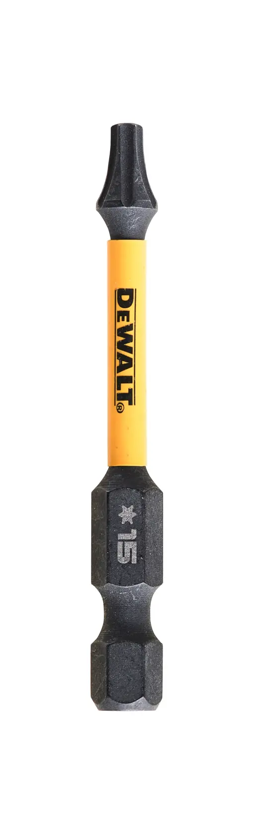 Gráfico que muestra la marca DEWALT XTREME Sub-Compact Series con el eslogan 'Compacto y lleno de rendimiento' sobre un fondo amarillo.