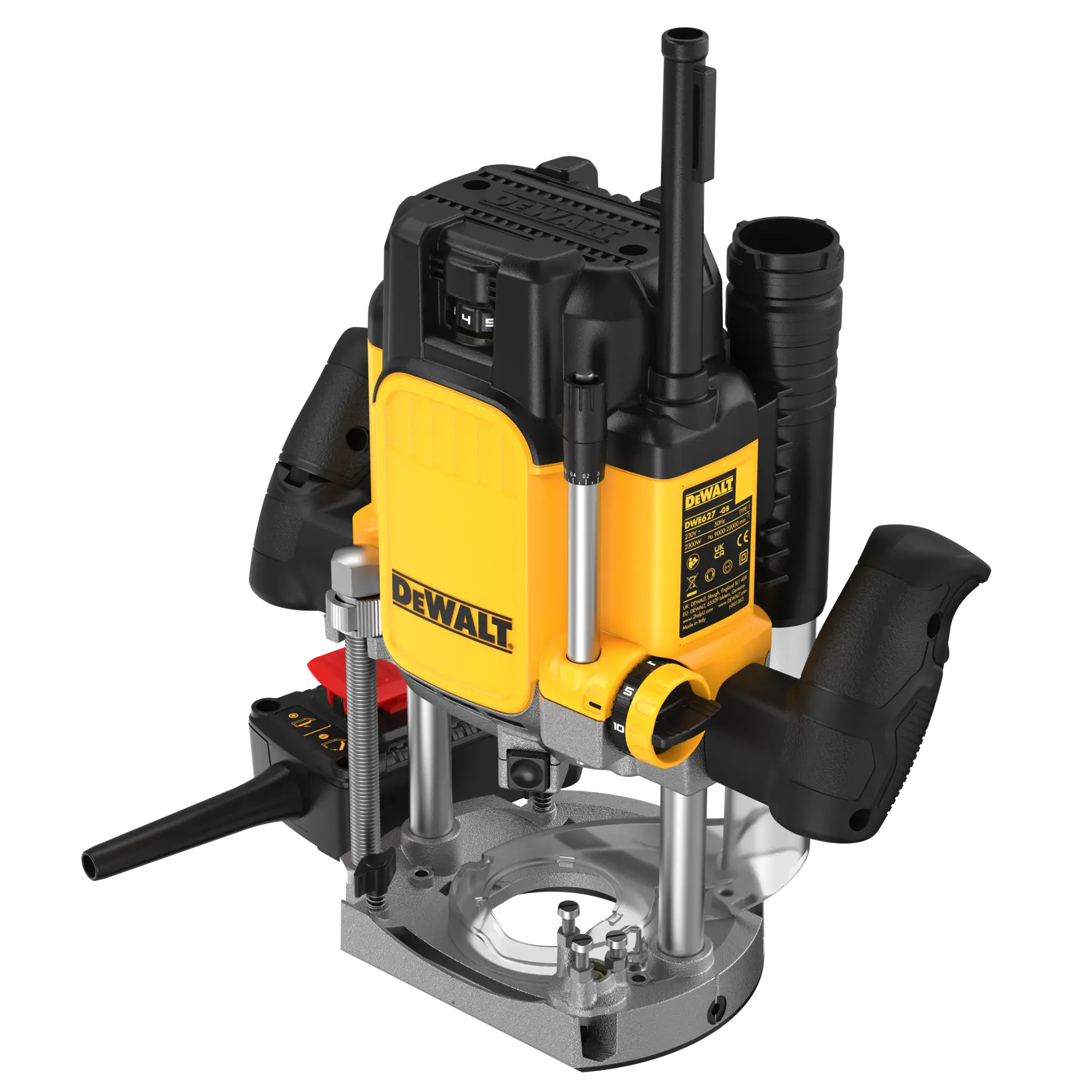 Roteador de mergulho de 12 mm (1/2") de última geração com interruptor de máquina