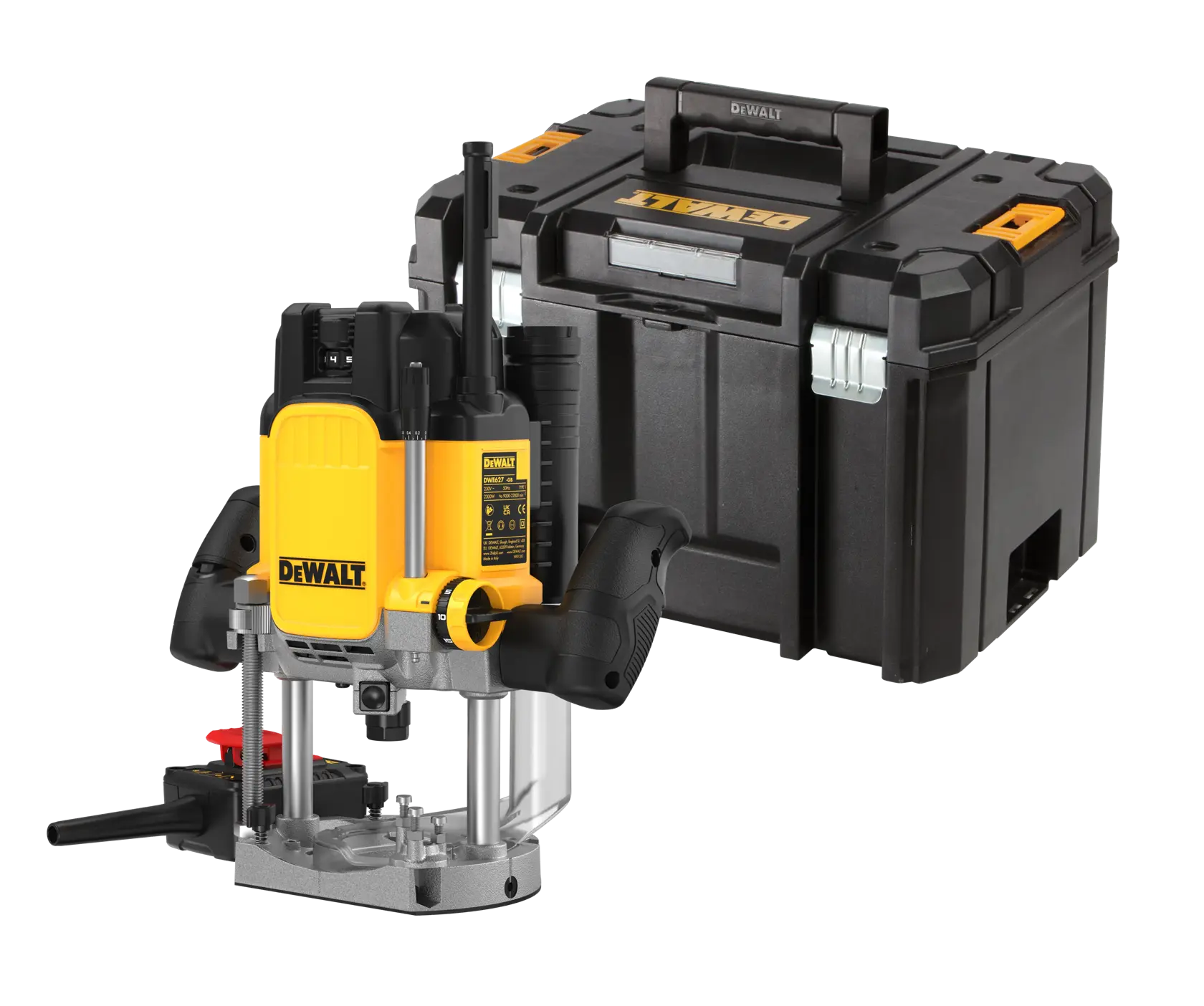 Roteador de mergulho de 12 mm (1/2") de última geração com interruptor de máquina
