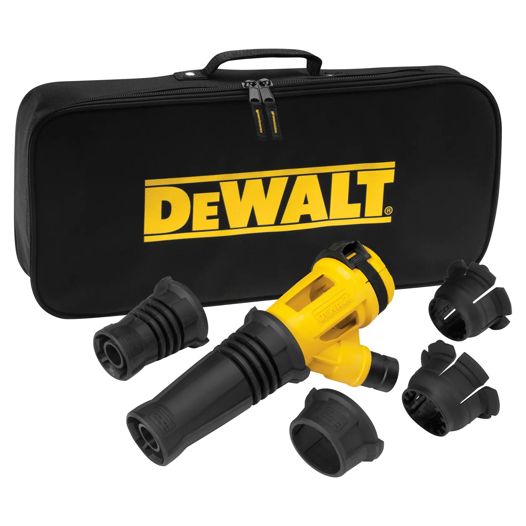 Logotipo da DEWALT em letras pretas e em negrito, centralizado em um fundo branco.