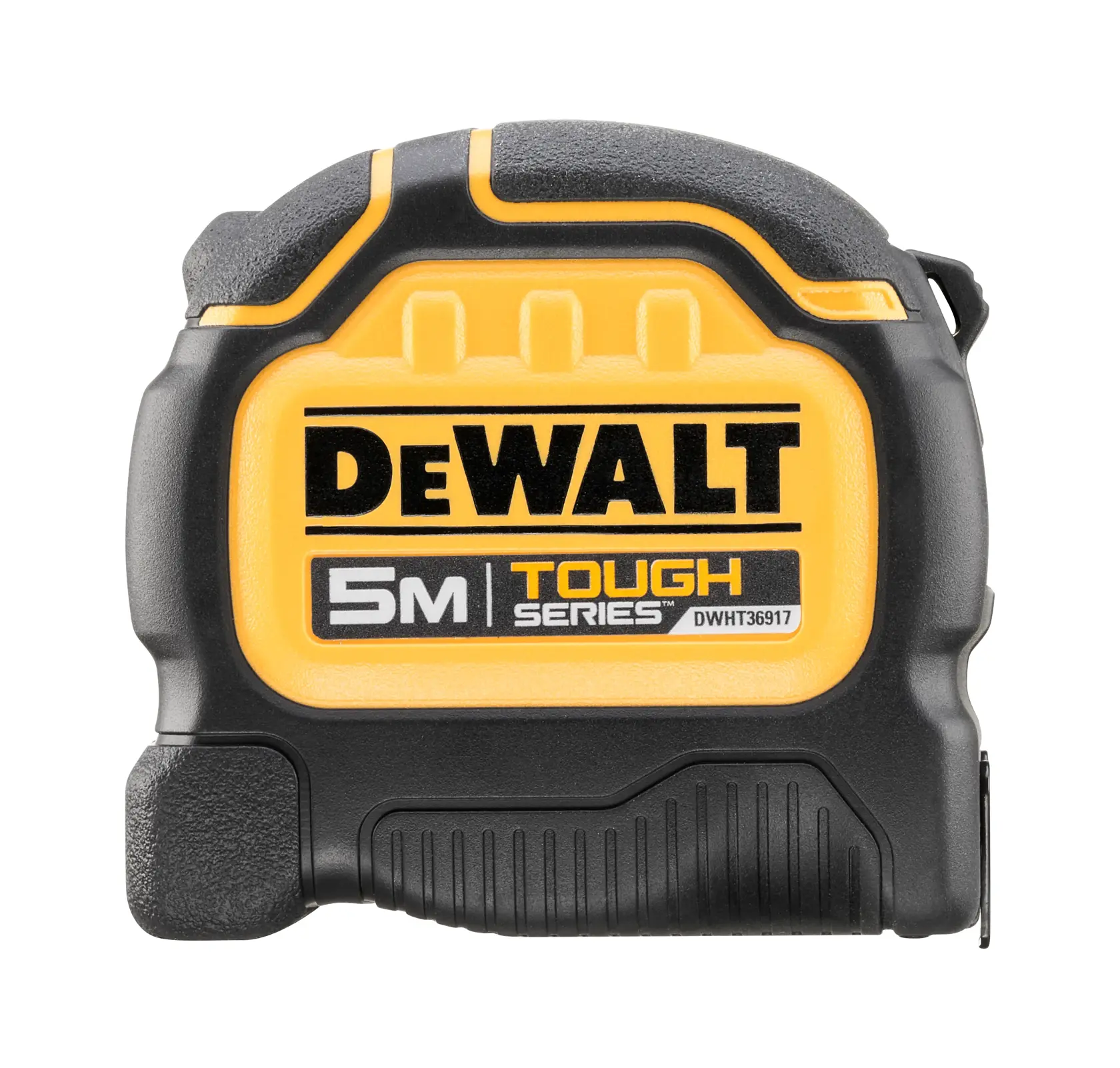 Trena DEWALT Tough Series, 5 metros, preta e amarela, modelo DWHT36917-0.
