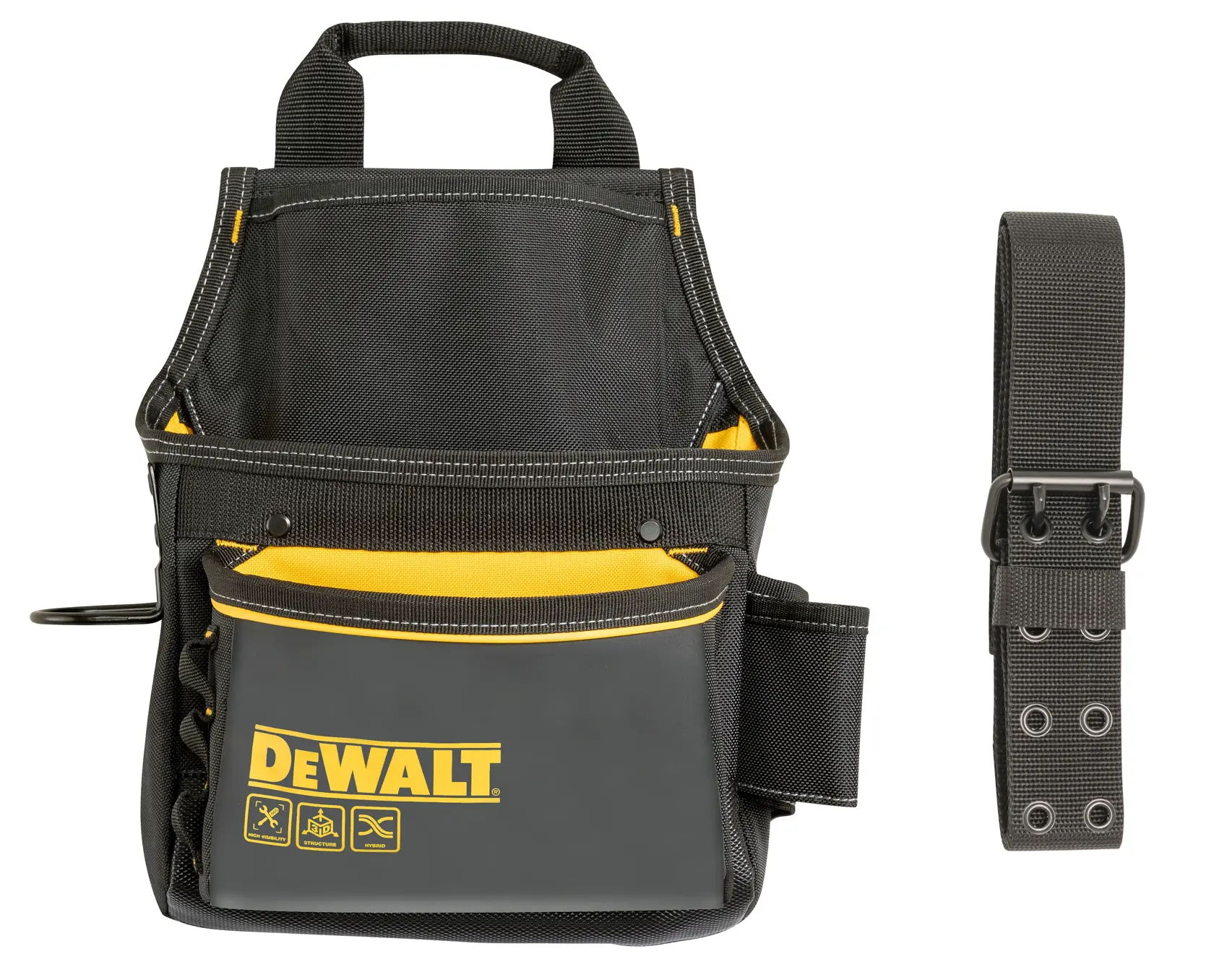 Logotipo da DEWALT em letras pretas e em negrito, centralizado em um fundo branco.