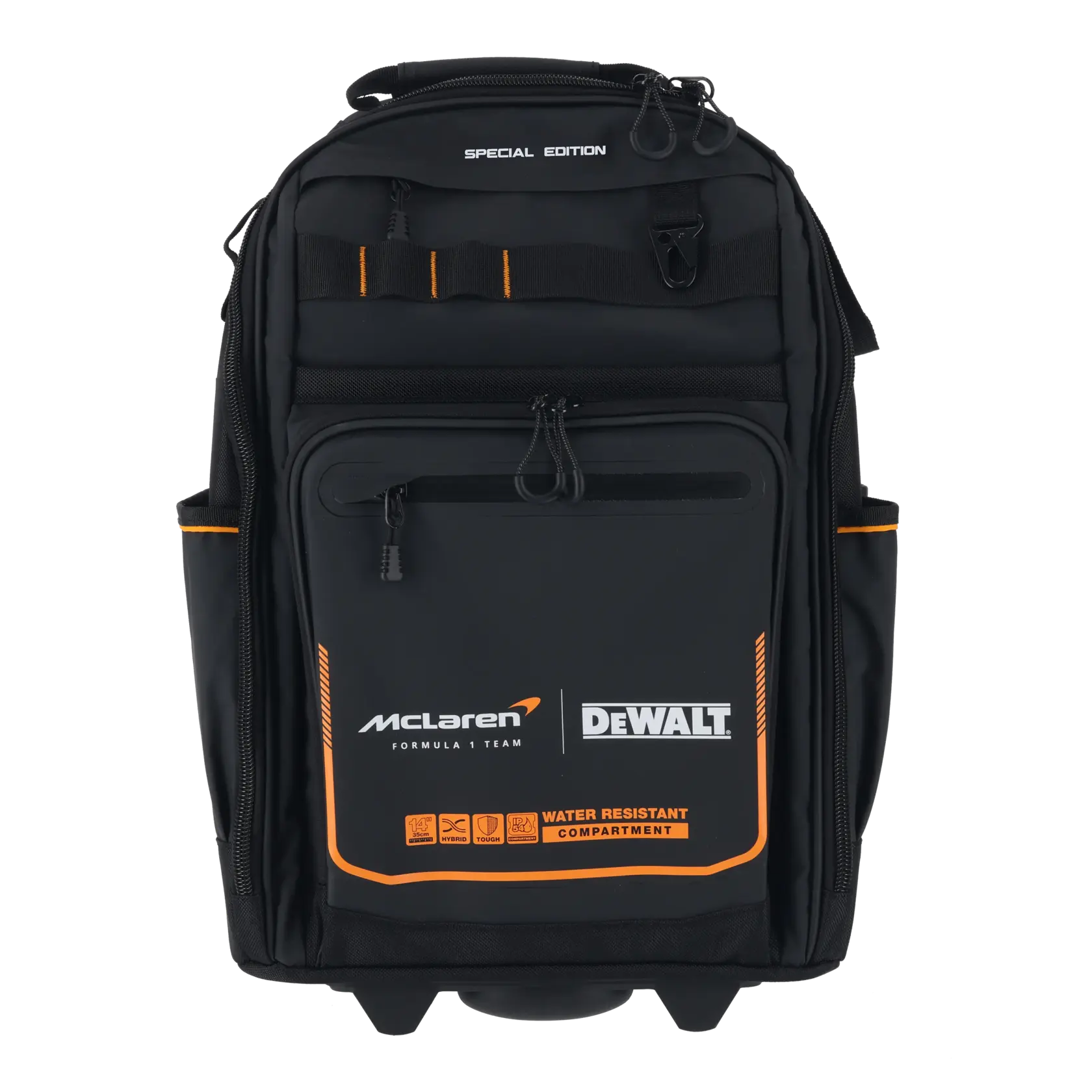 Mochila com rodas Dewalt edição McLaren