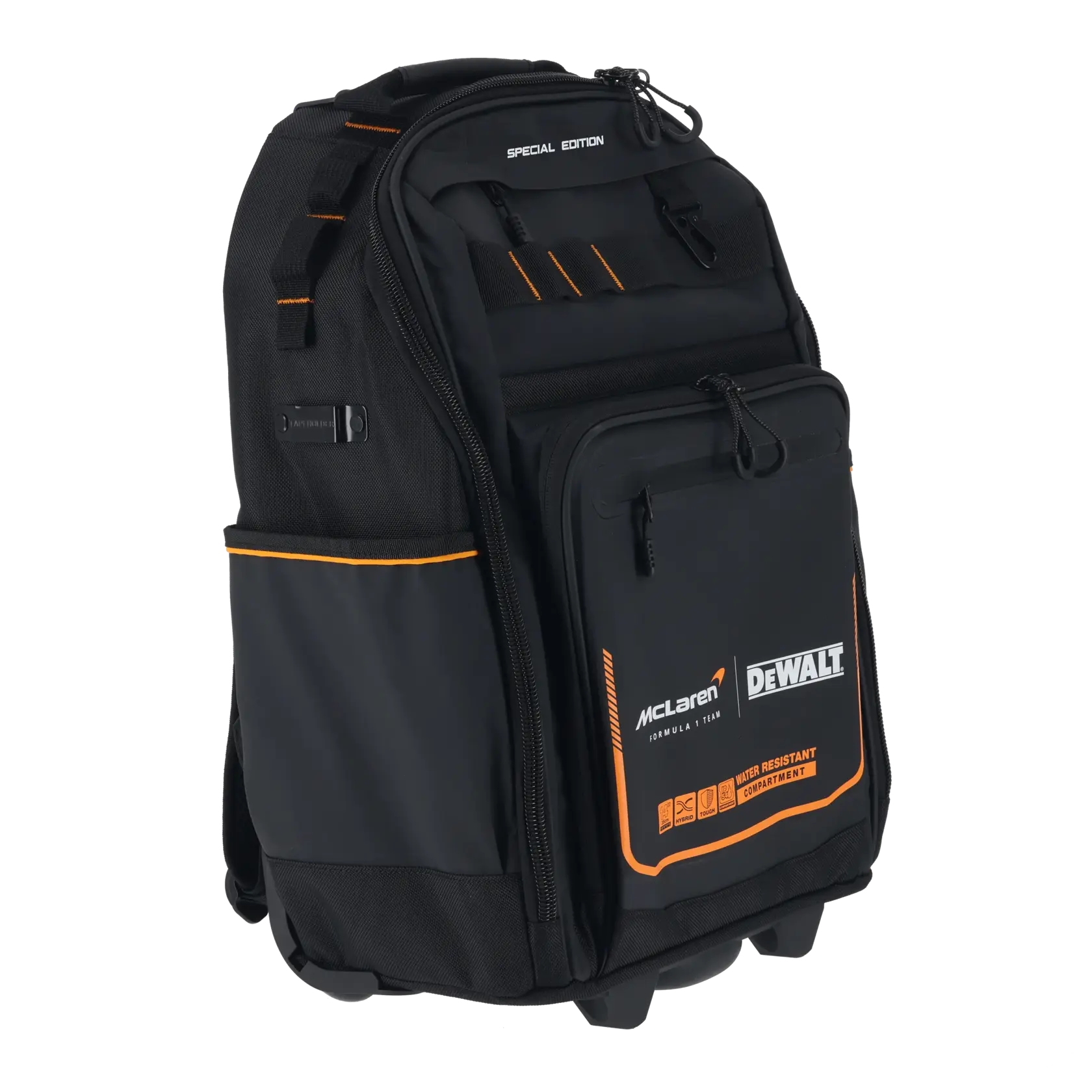 Mochila com rodas Dewalt edição McLaren